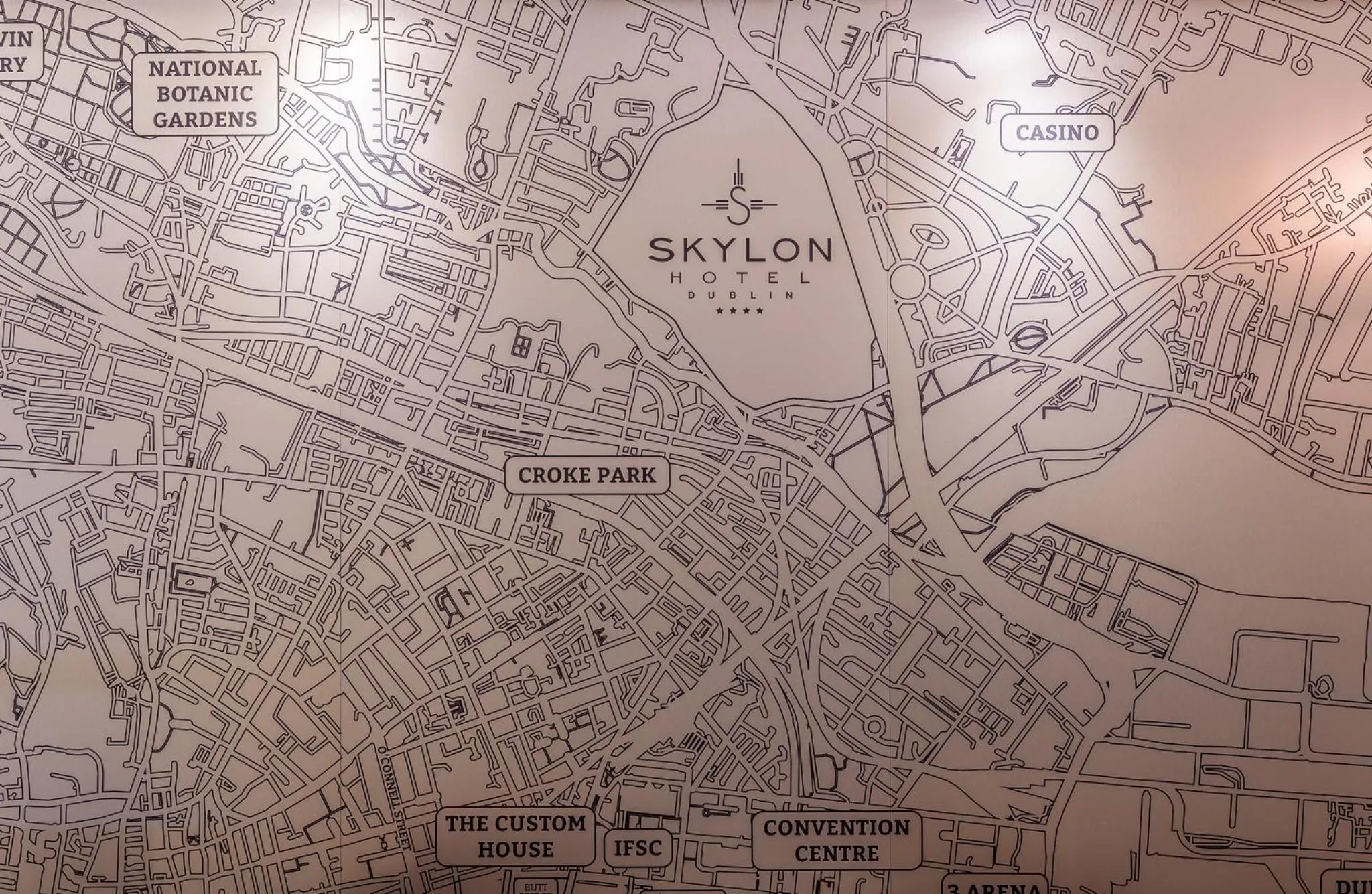 Lobby or reception in Dublin Skylon Hotel