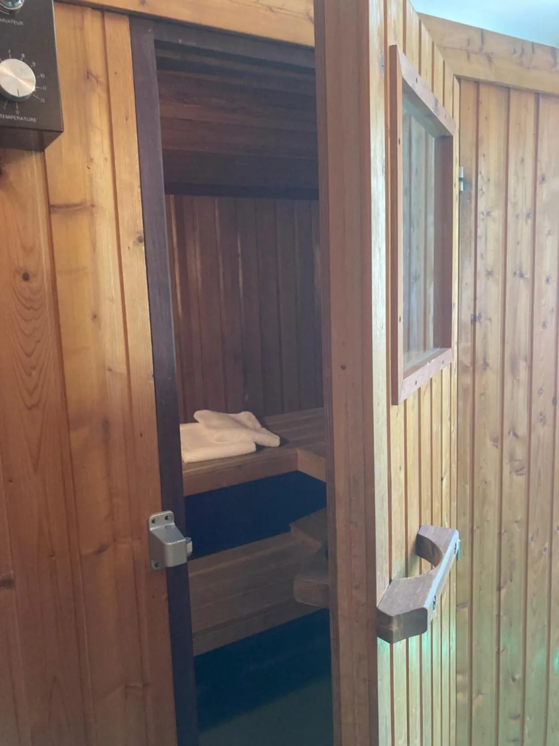 Sauna in Hôtel Christina Lourdes