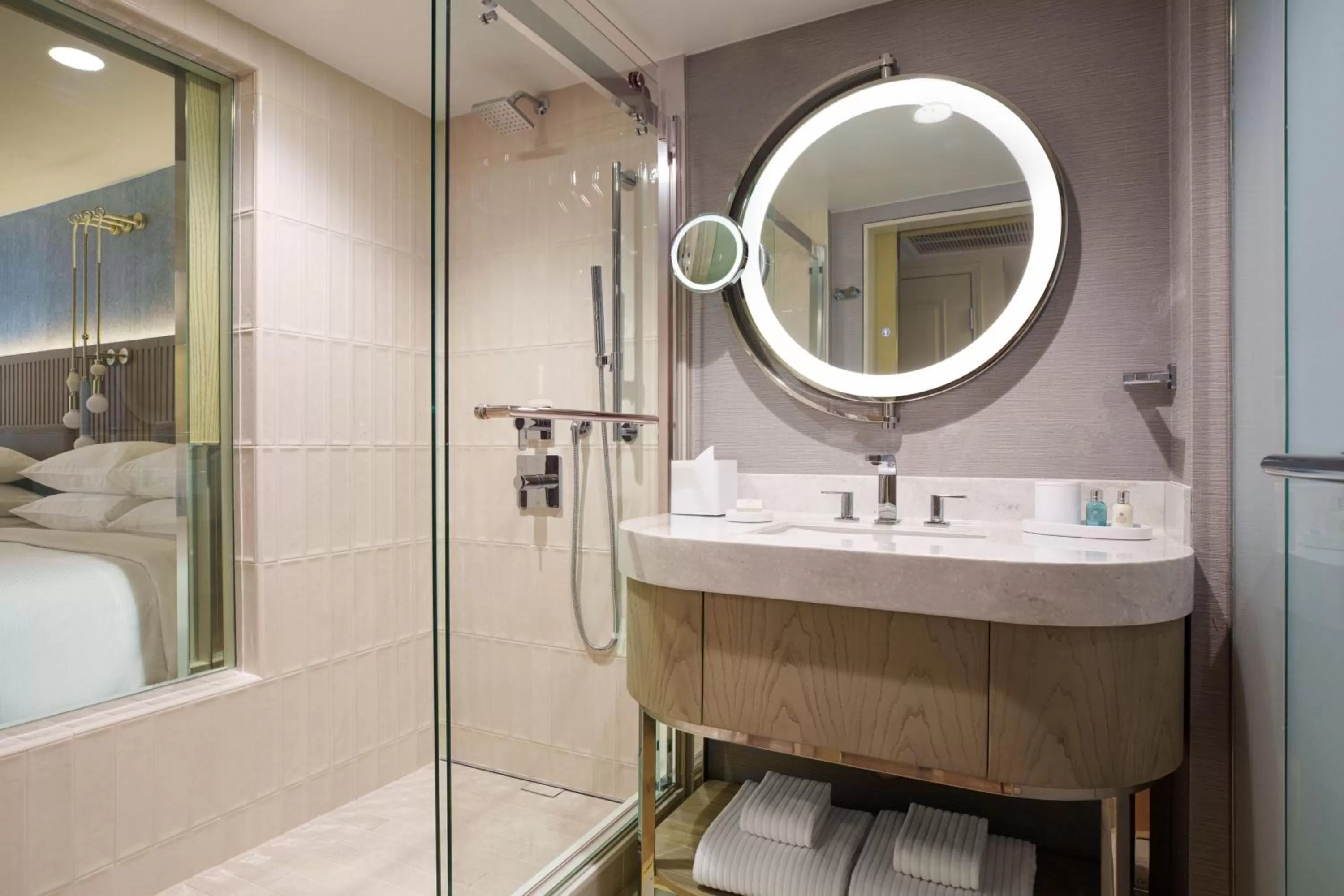 Bathroom in VEA Newport Beach, a Marriott Resort & Spa