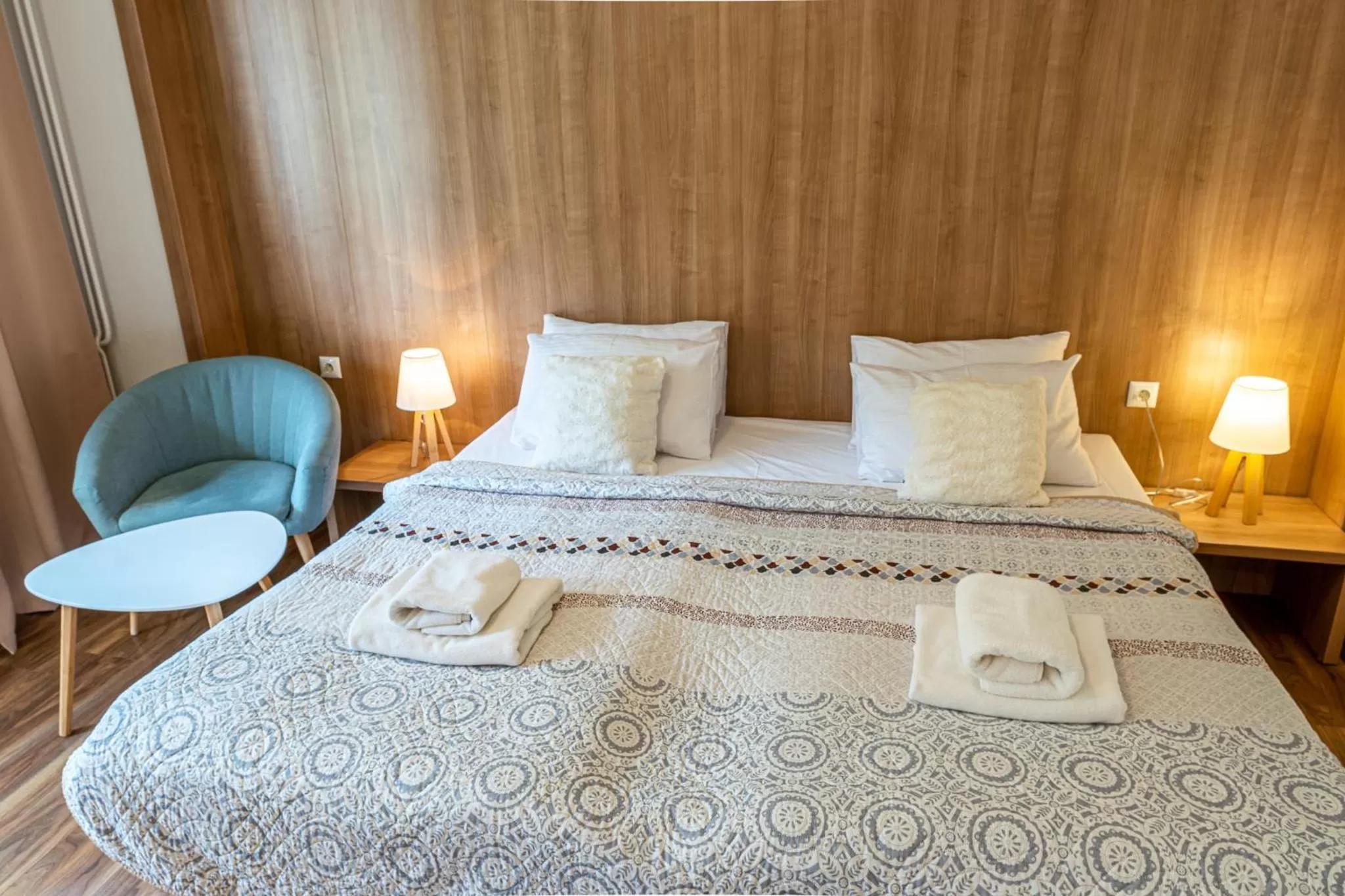 Bedroom, Bed in Hotel Garni