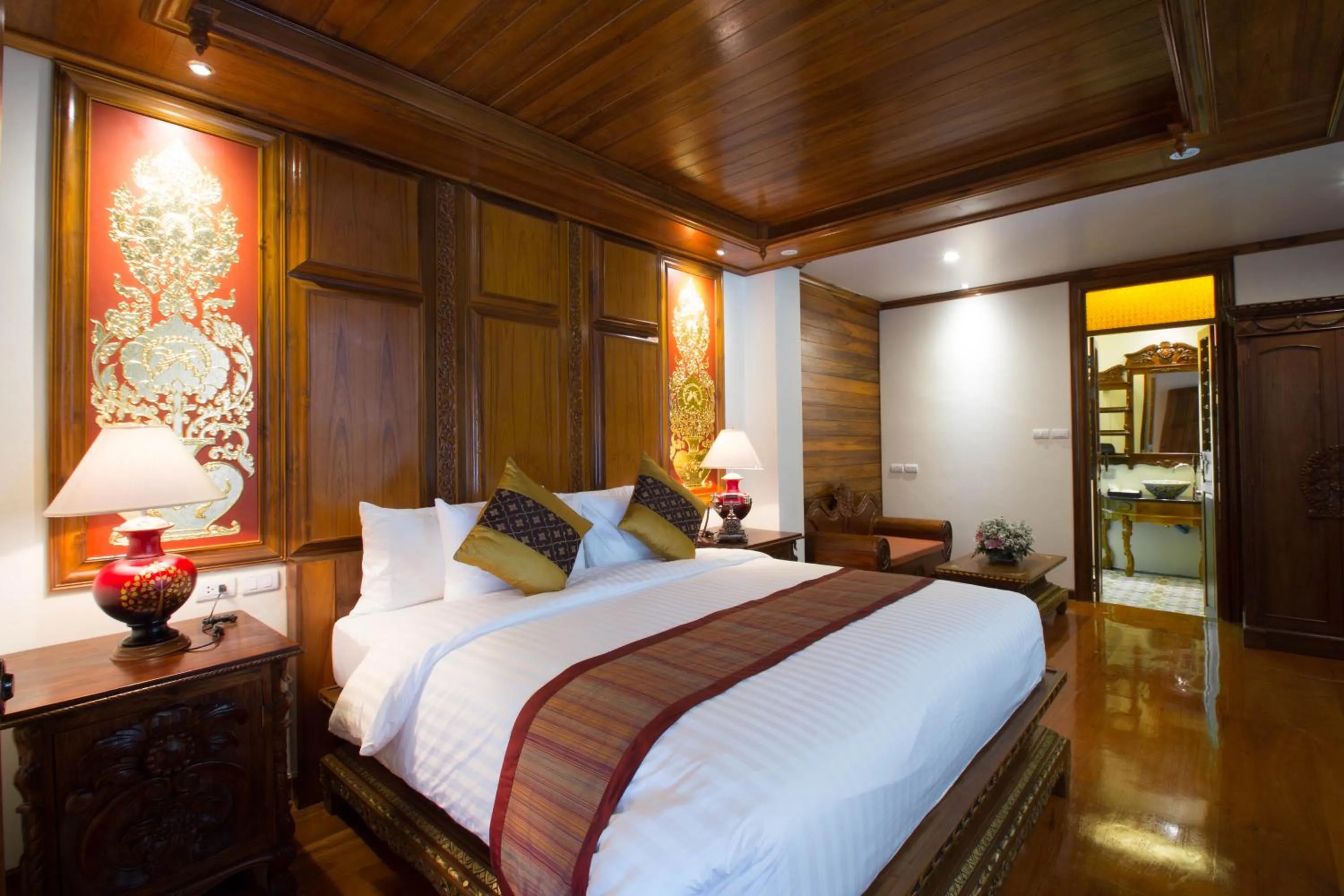 Bed in Pingviman Hotel