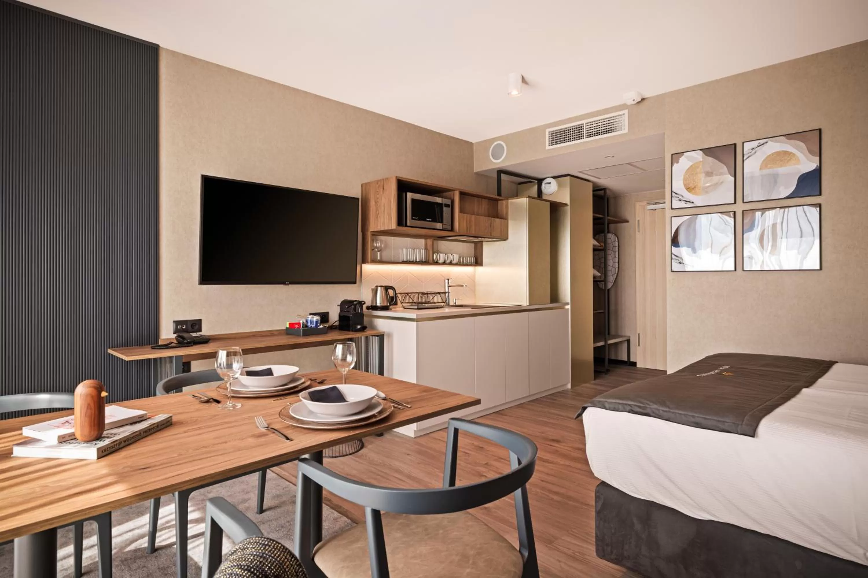 Bed in Boutique Residence Gdańsk