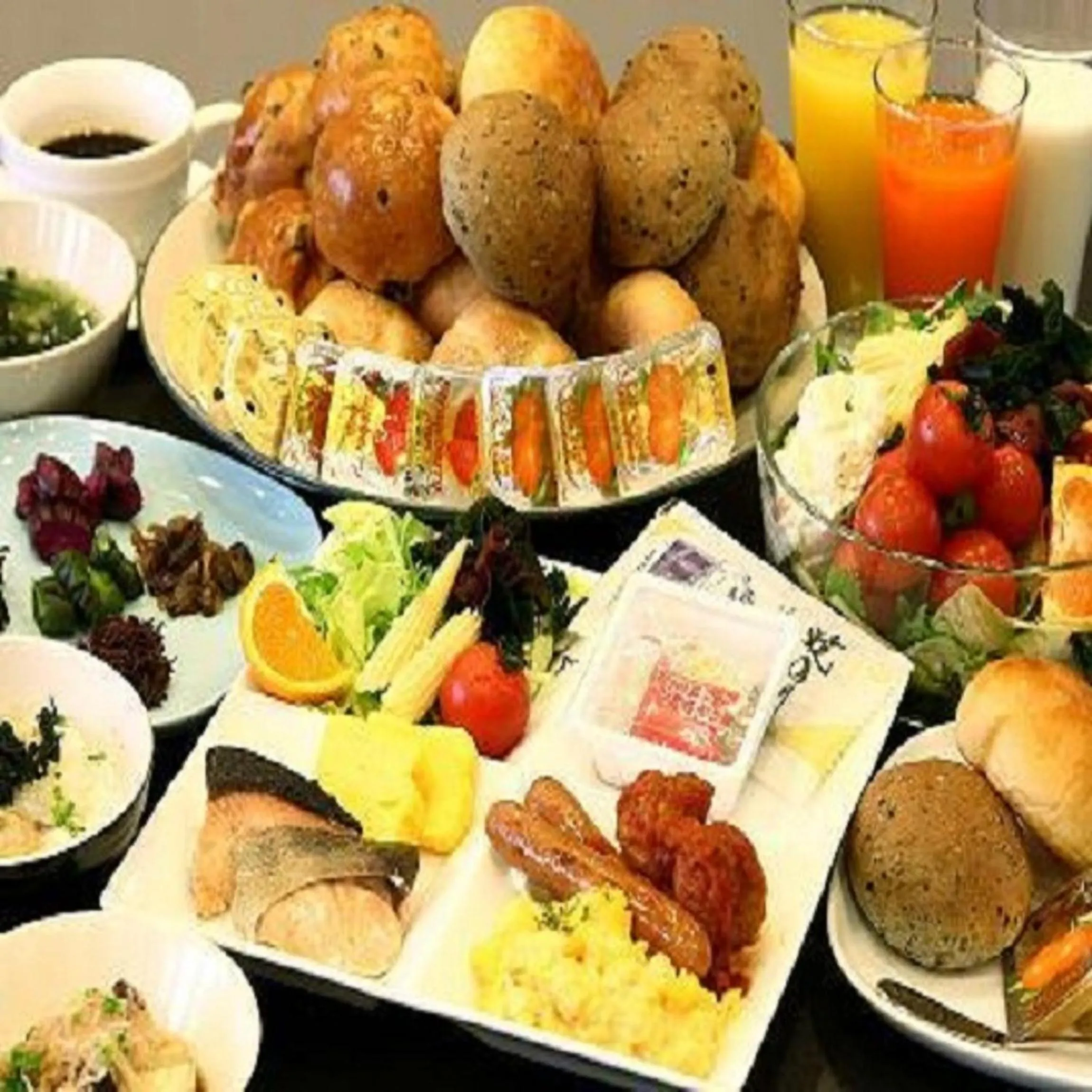 Asian breakfast in Niigata Park Hotel