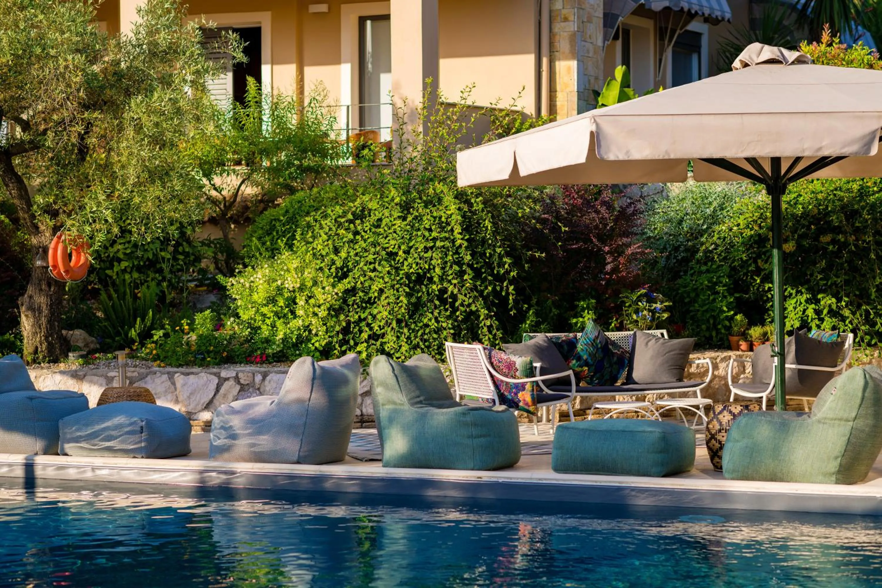 Swimming pool in Anthemion Suites and Villas