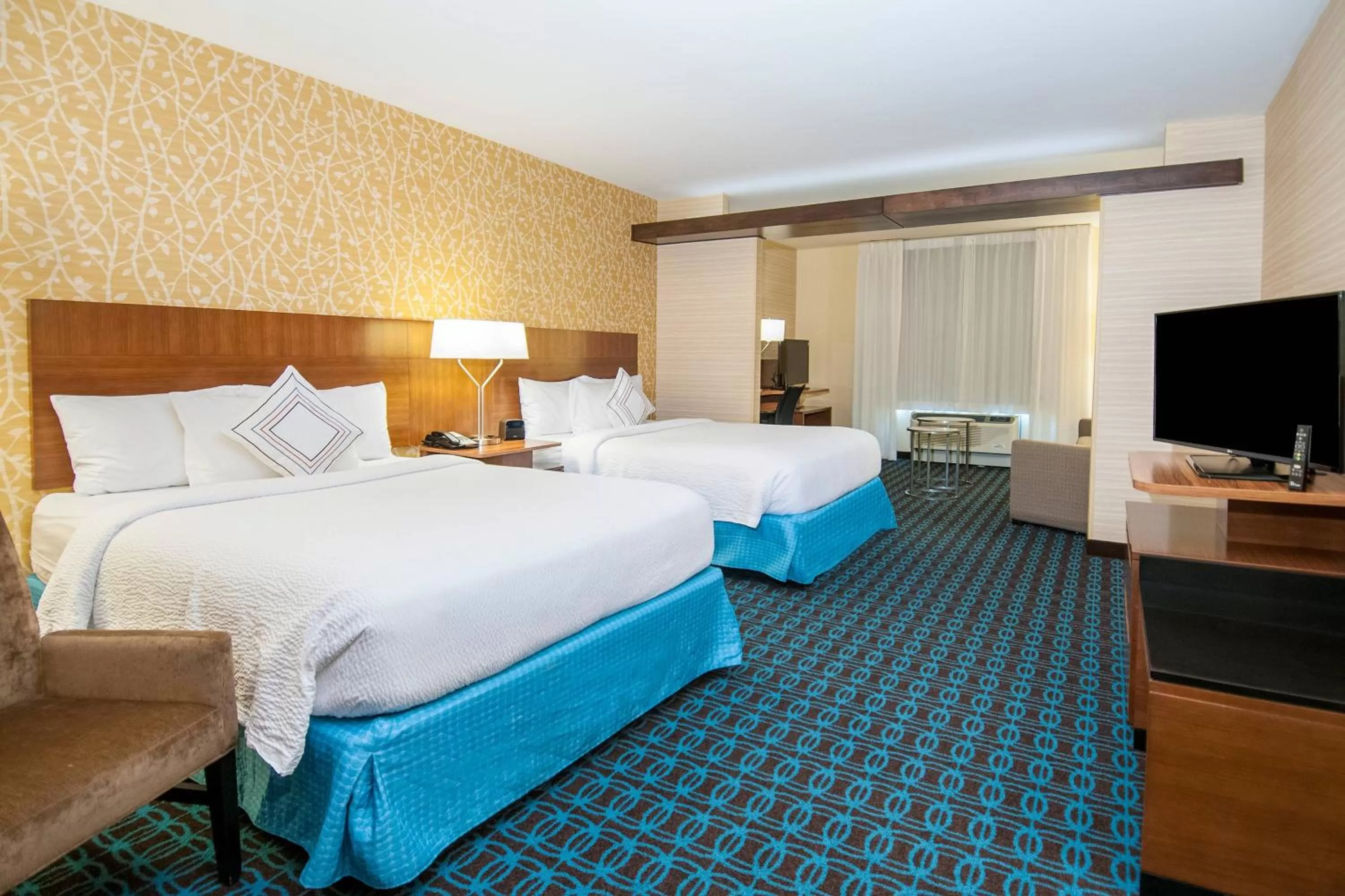 Photo of the whole room, Bed in Fairfield Inn & Suites by Marriott Dallas Plano North
