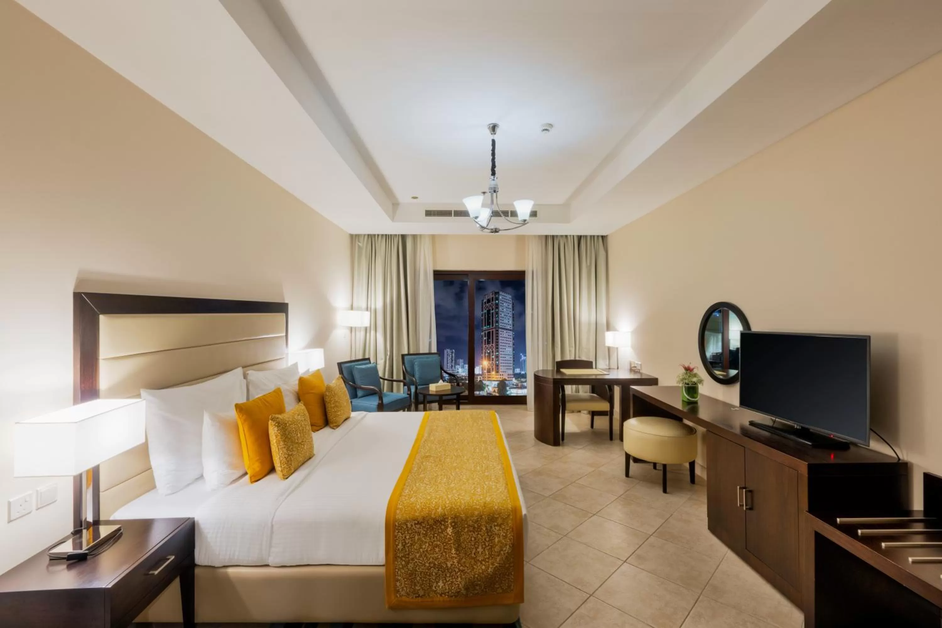 Bed in Al Bahar Hotel & Resort