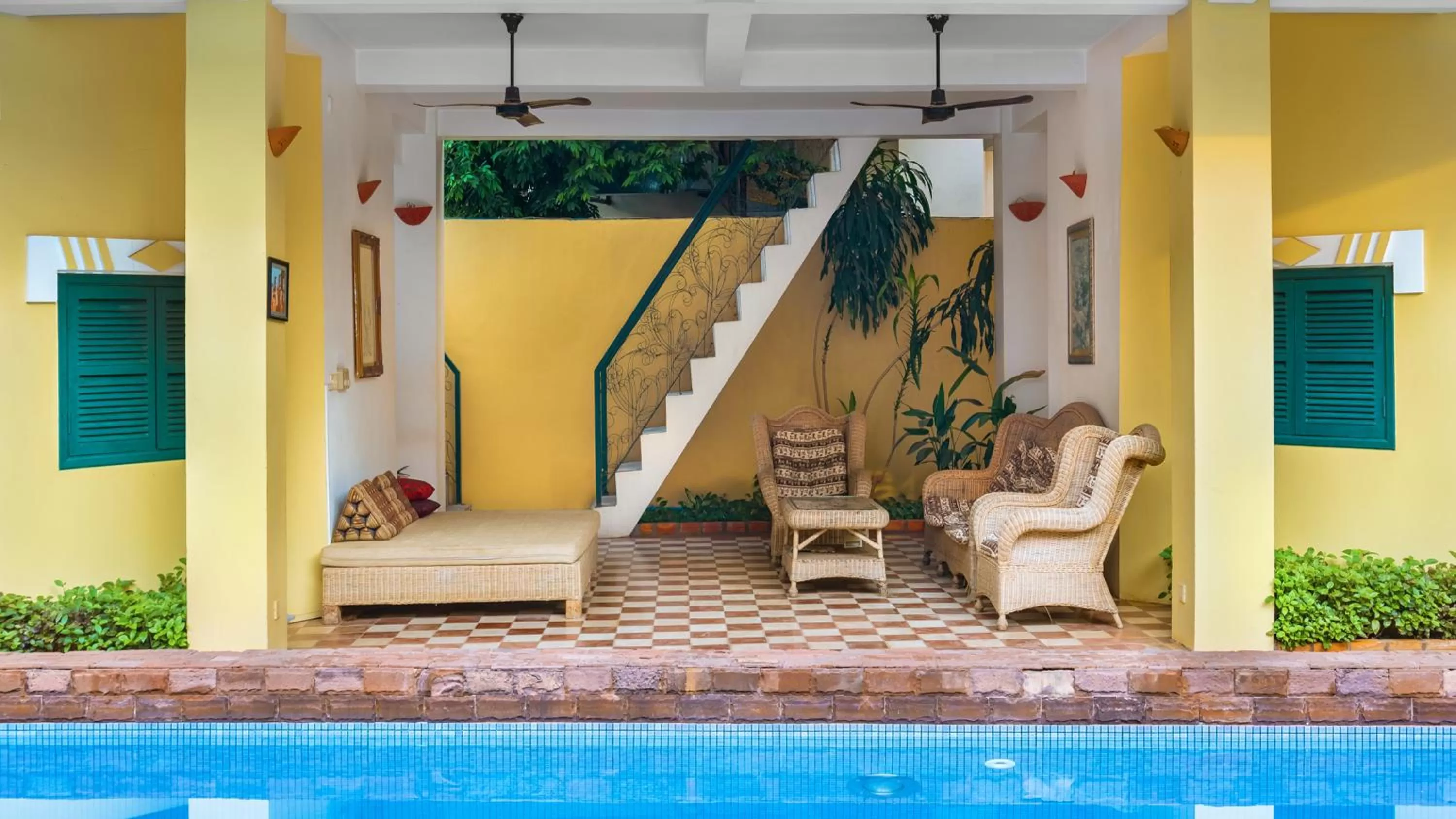 Seating area in Residence Wat Damnak