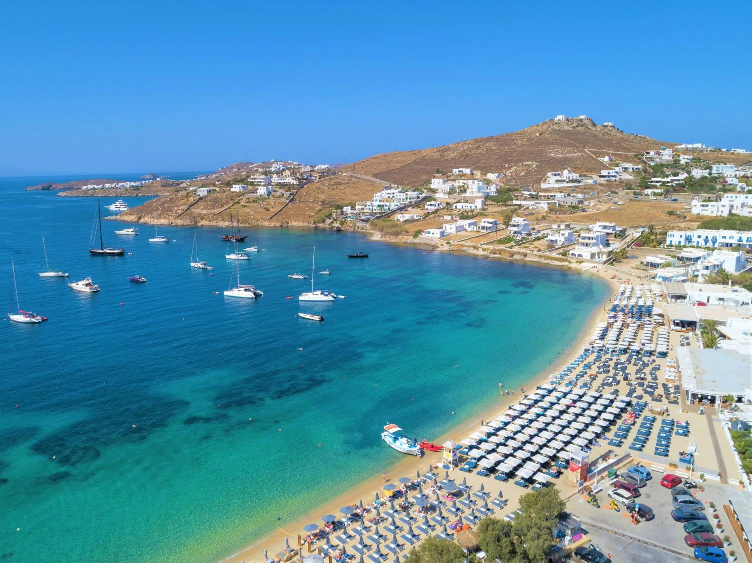 Beach in Deliades Hotel