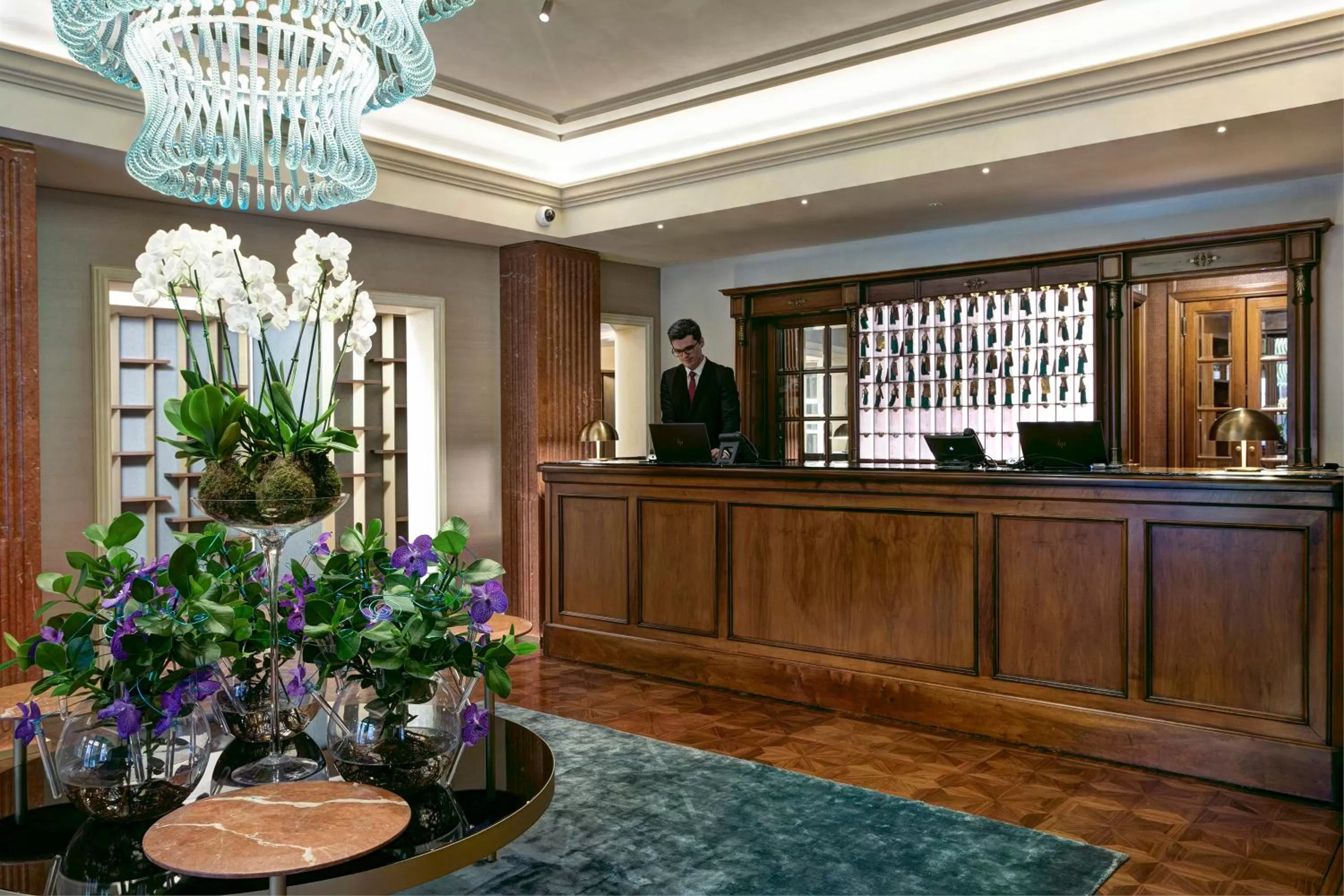 Lobby or reception in Grand Hotel Duchi d'Aosta