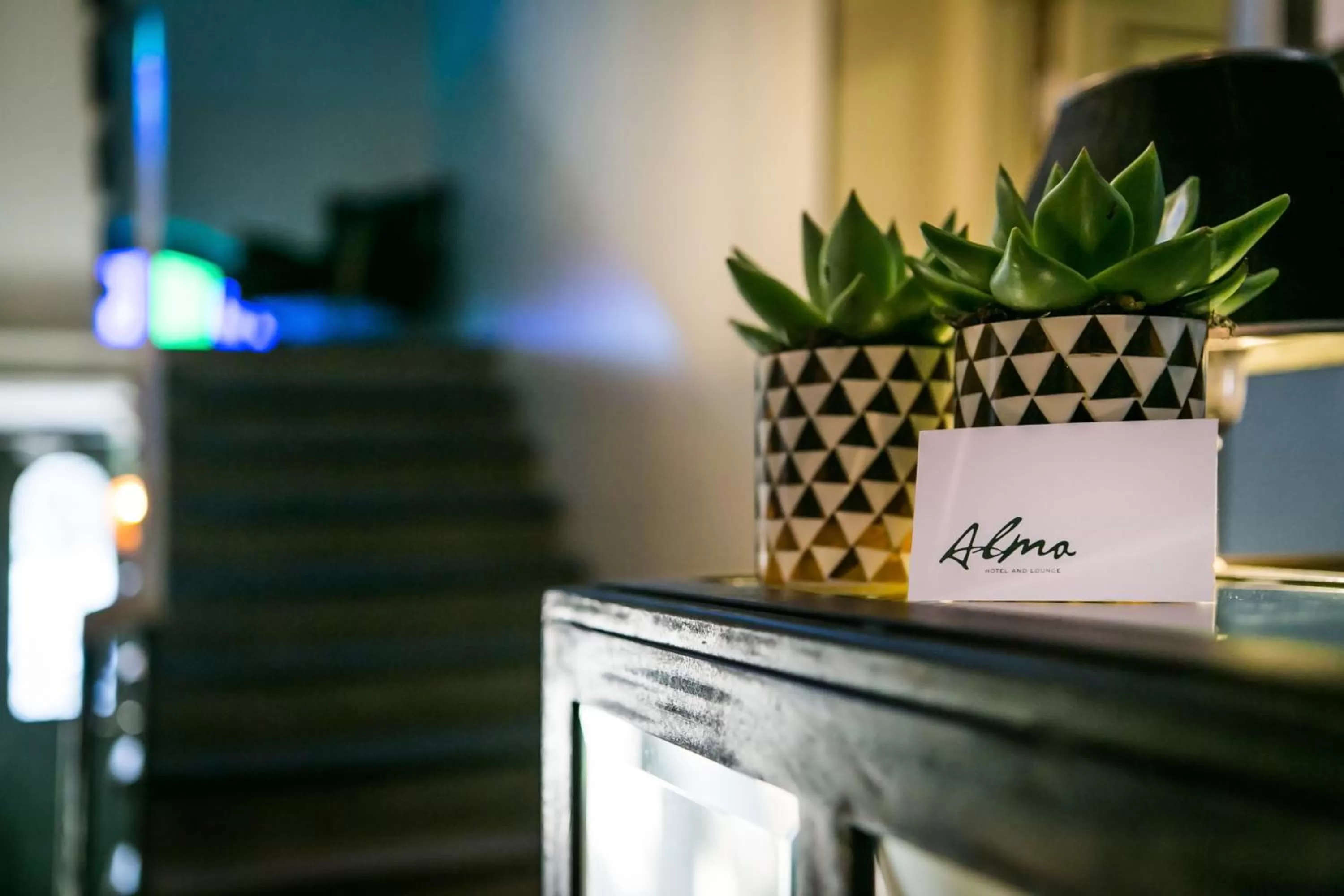 Decorative detail in Alma Boutique Hotel & Lounge