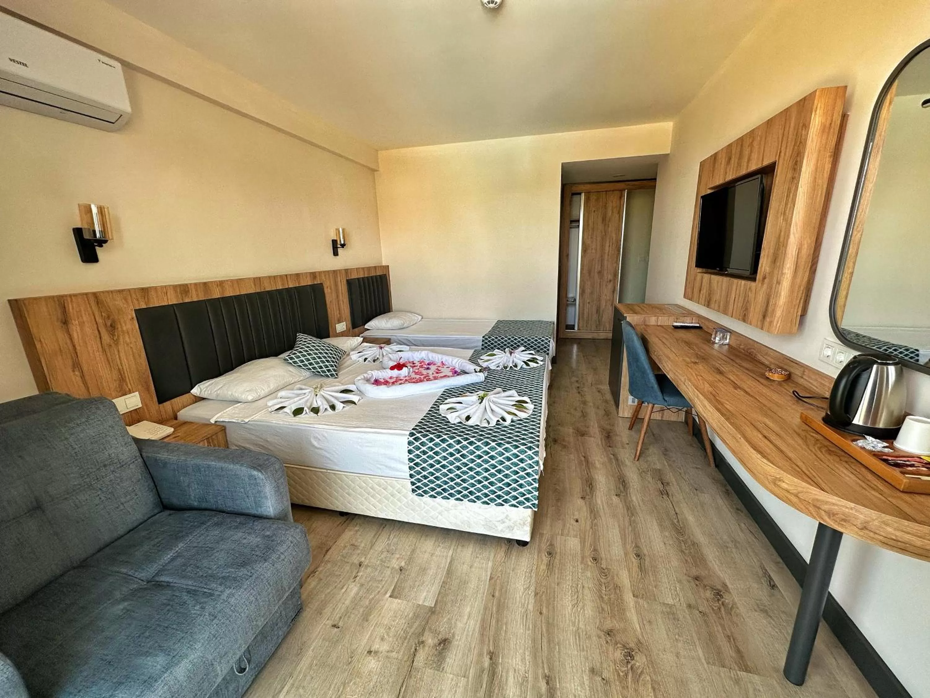 Bed in KAYA GARDEN OTEL