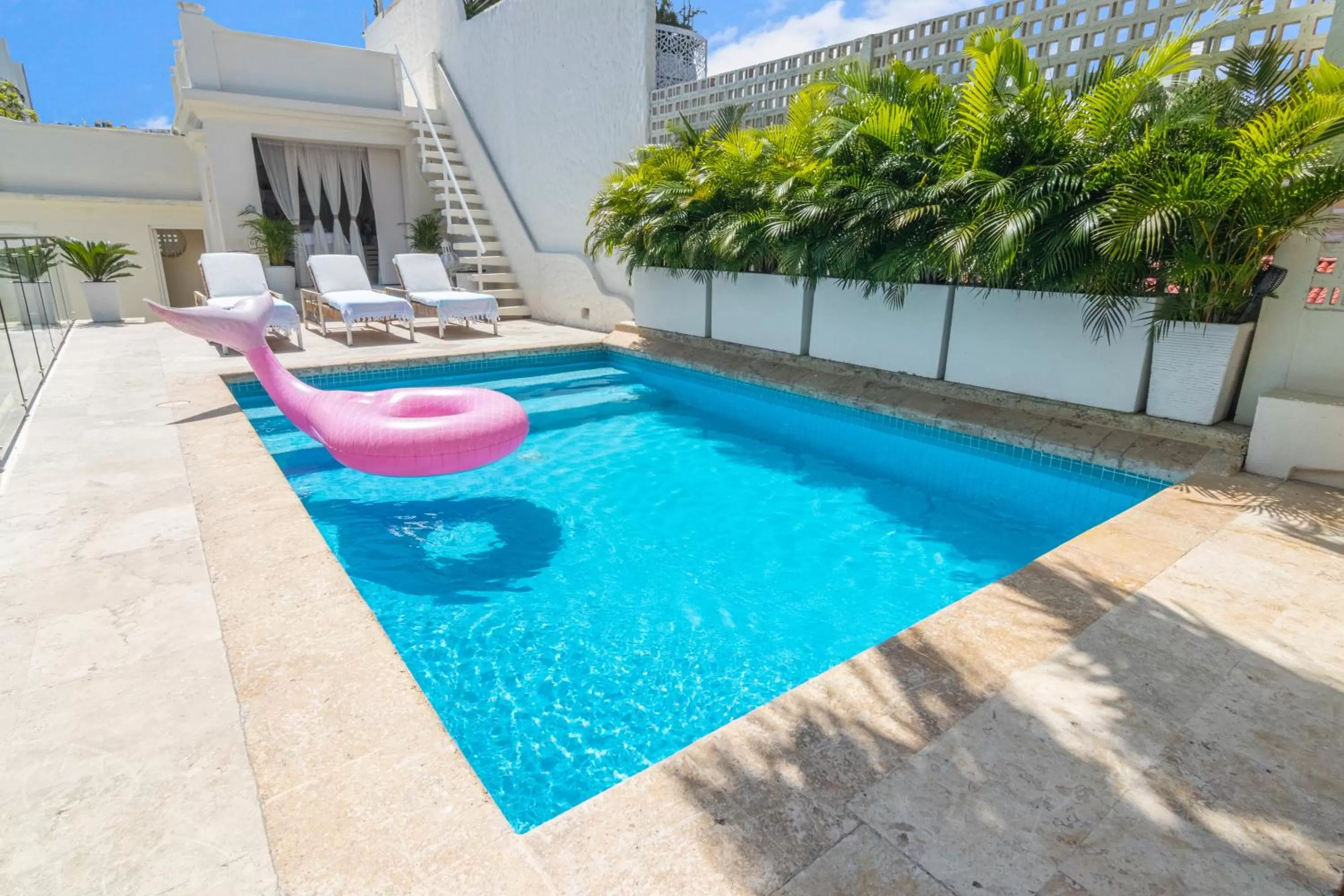 Balcony/Terrace in Casa Diluca Cartagena Hotel Boutique