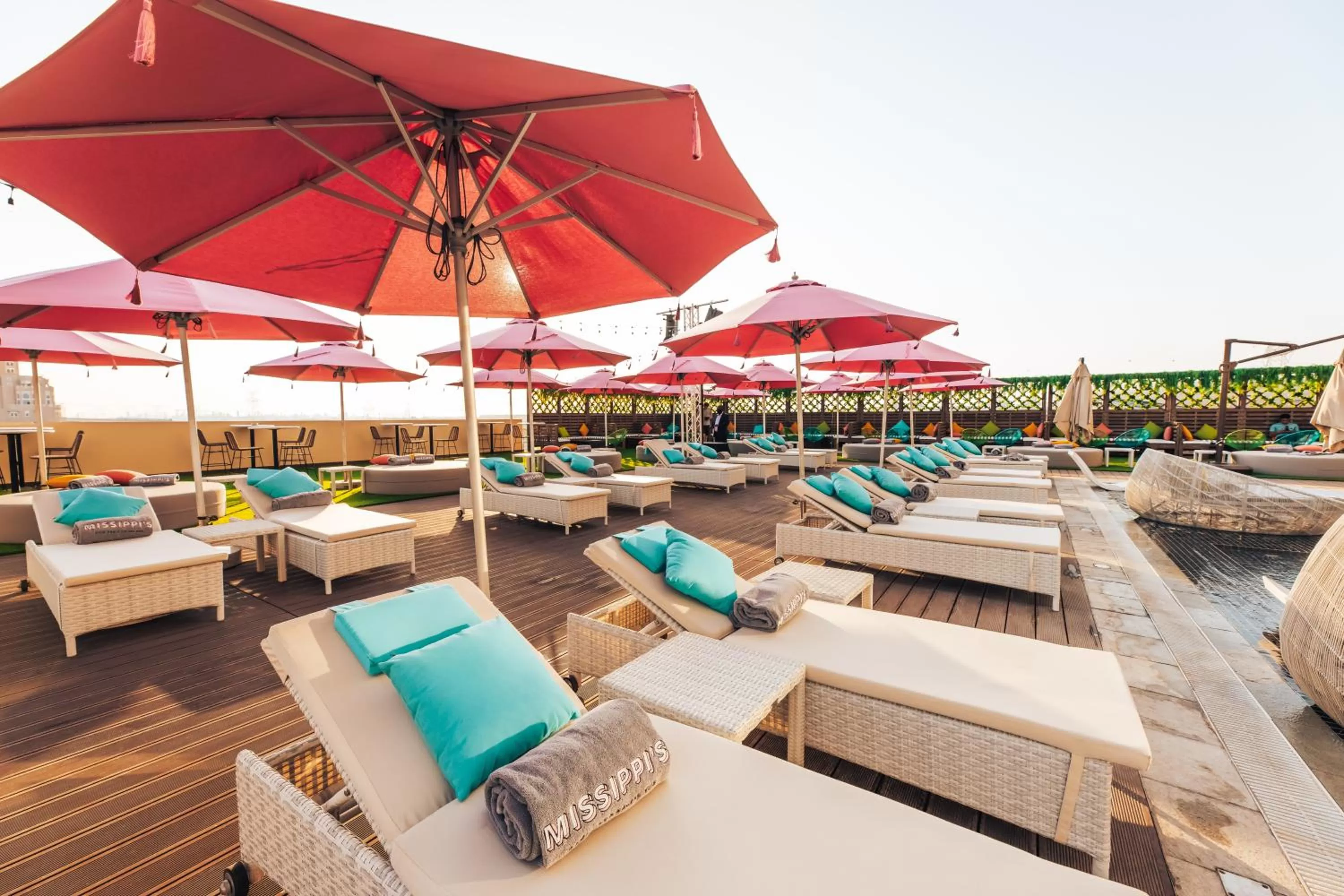 Pool view in Avani Ibn Battuta Dubai Hotel