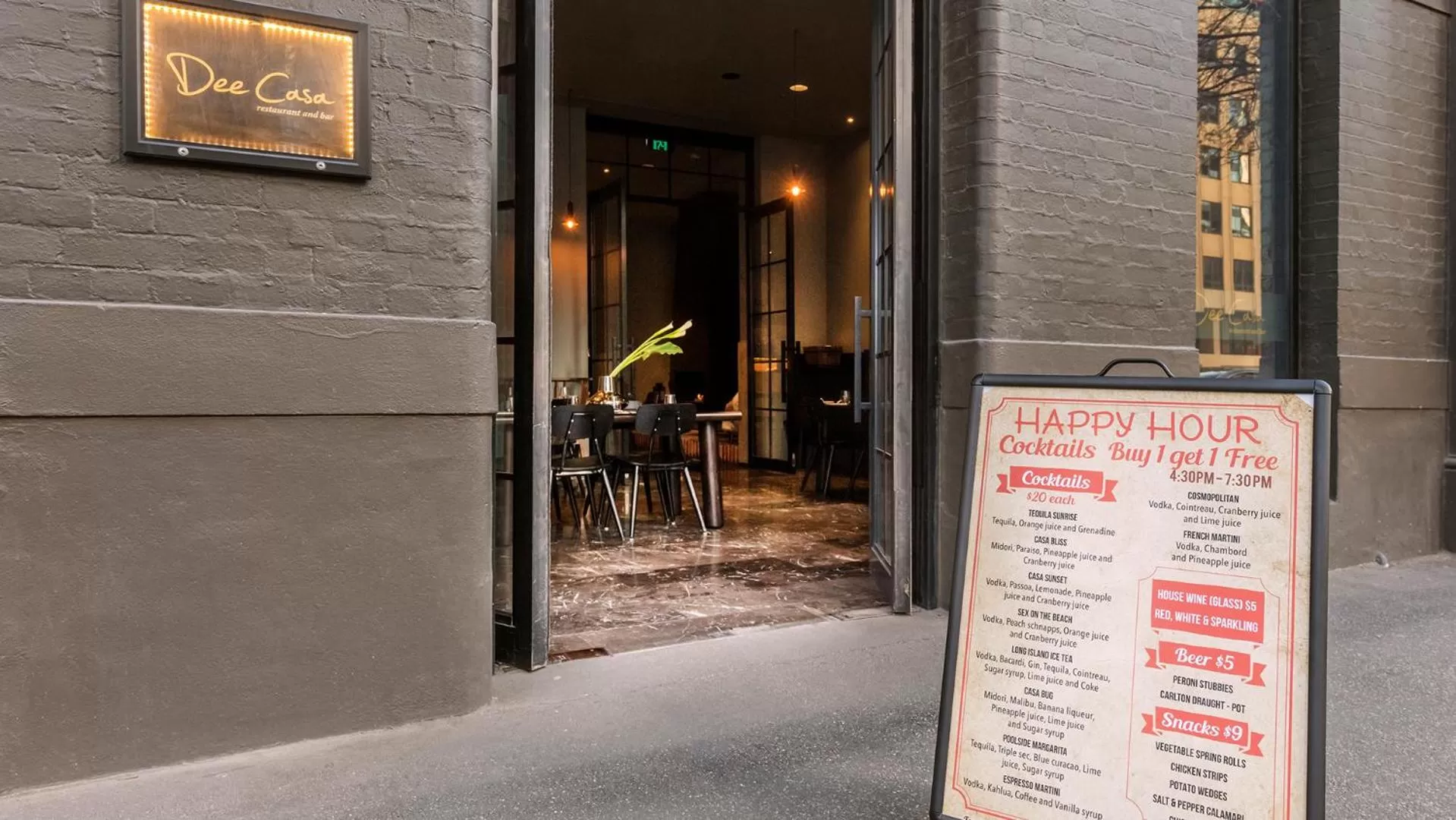 Restaurant/places to eat in WRAP on Southbank