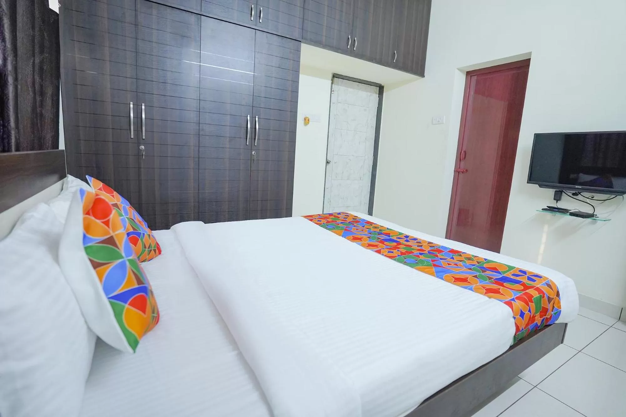 Bed in FabExpress Town Space Apartment