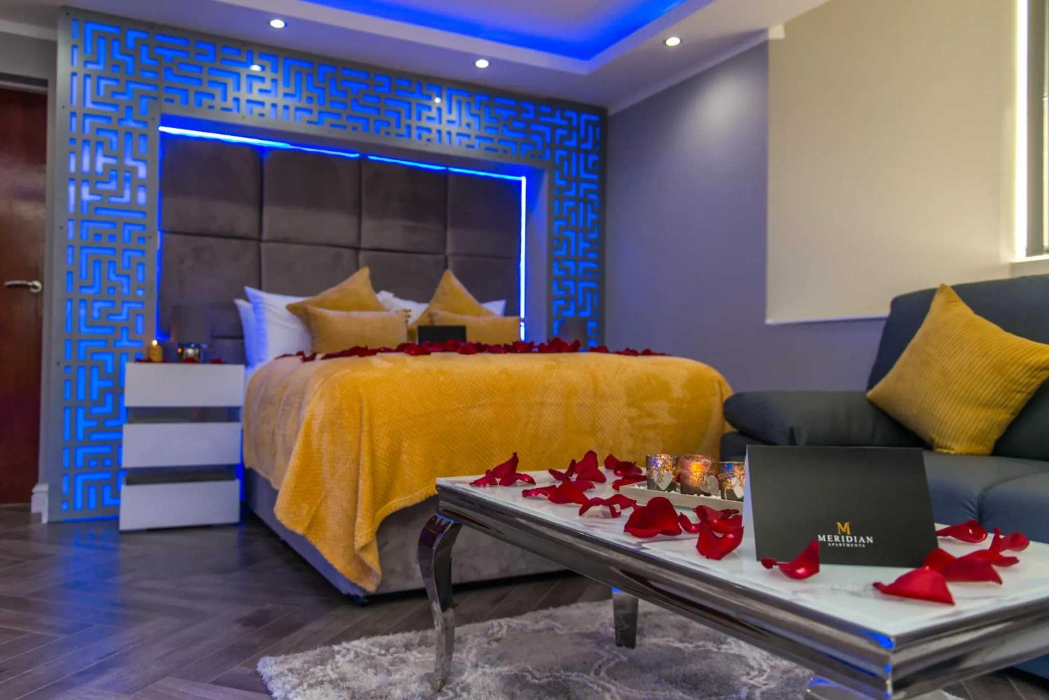 Bed in Meridian Serviced Apartments