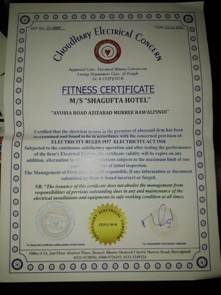 Shagufta Royal Hotel Murree