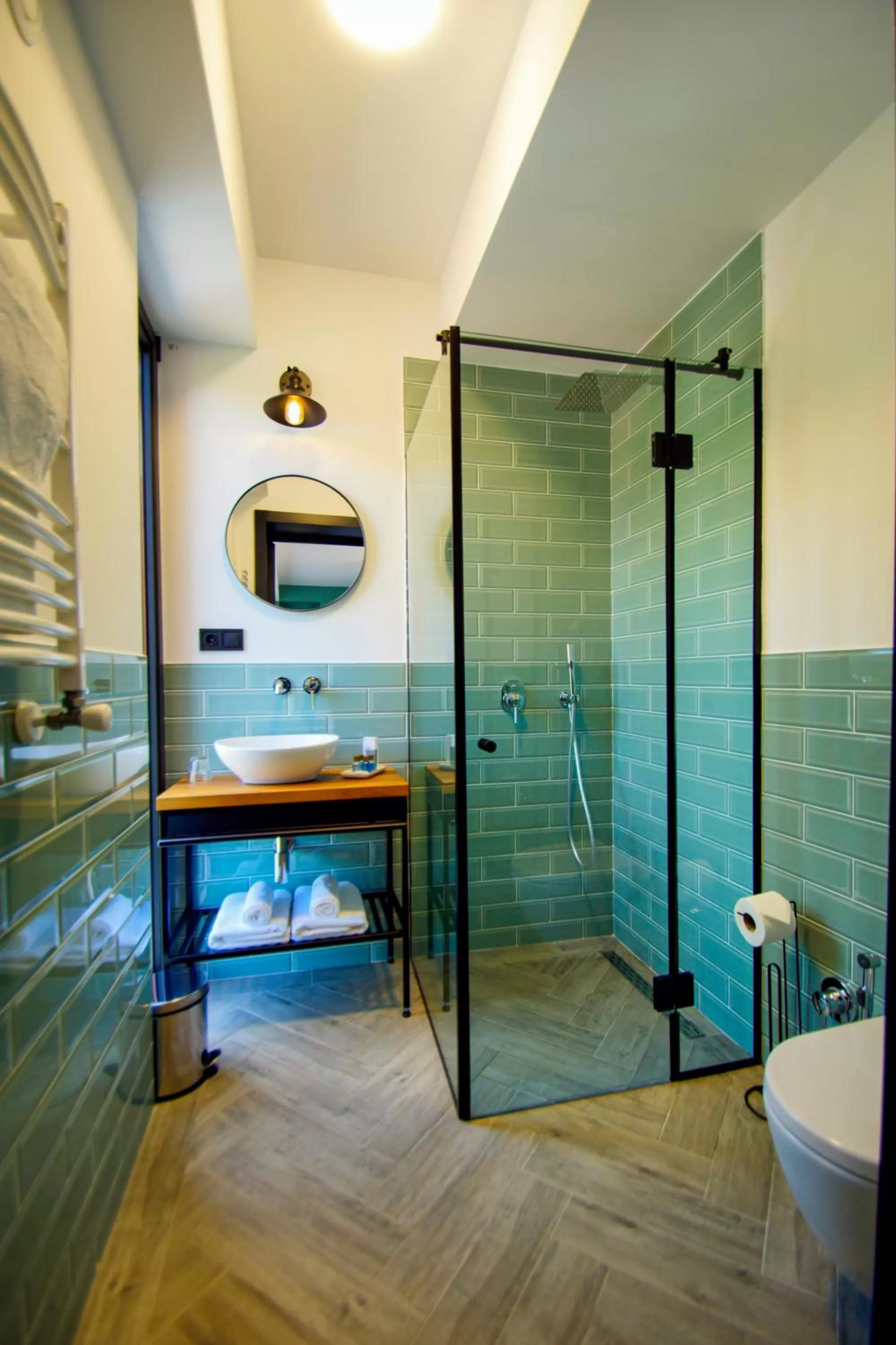 Bathroom in Borjomi Bridge Hotel