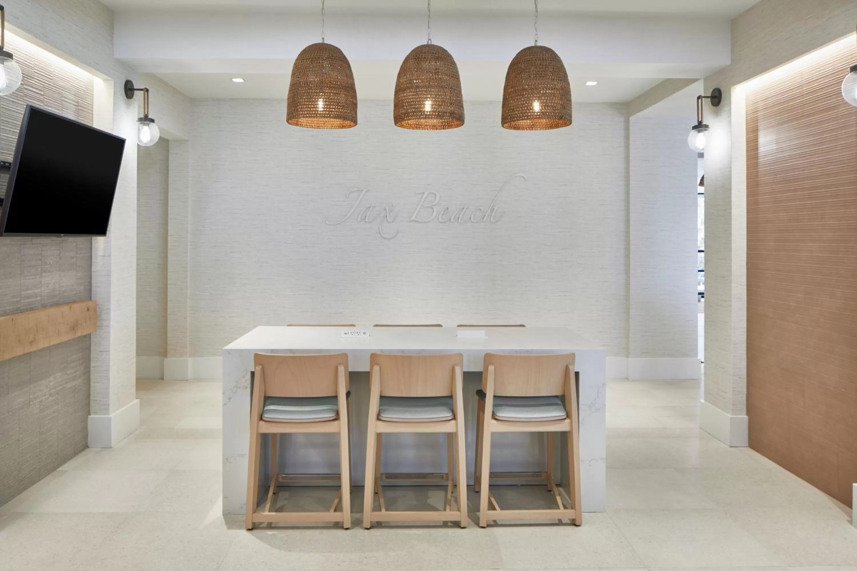 Lobby or reception in SpringHill Suites by Marriott Jacksonville Beach Oceanfront