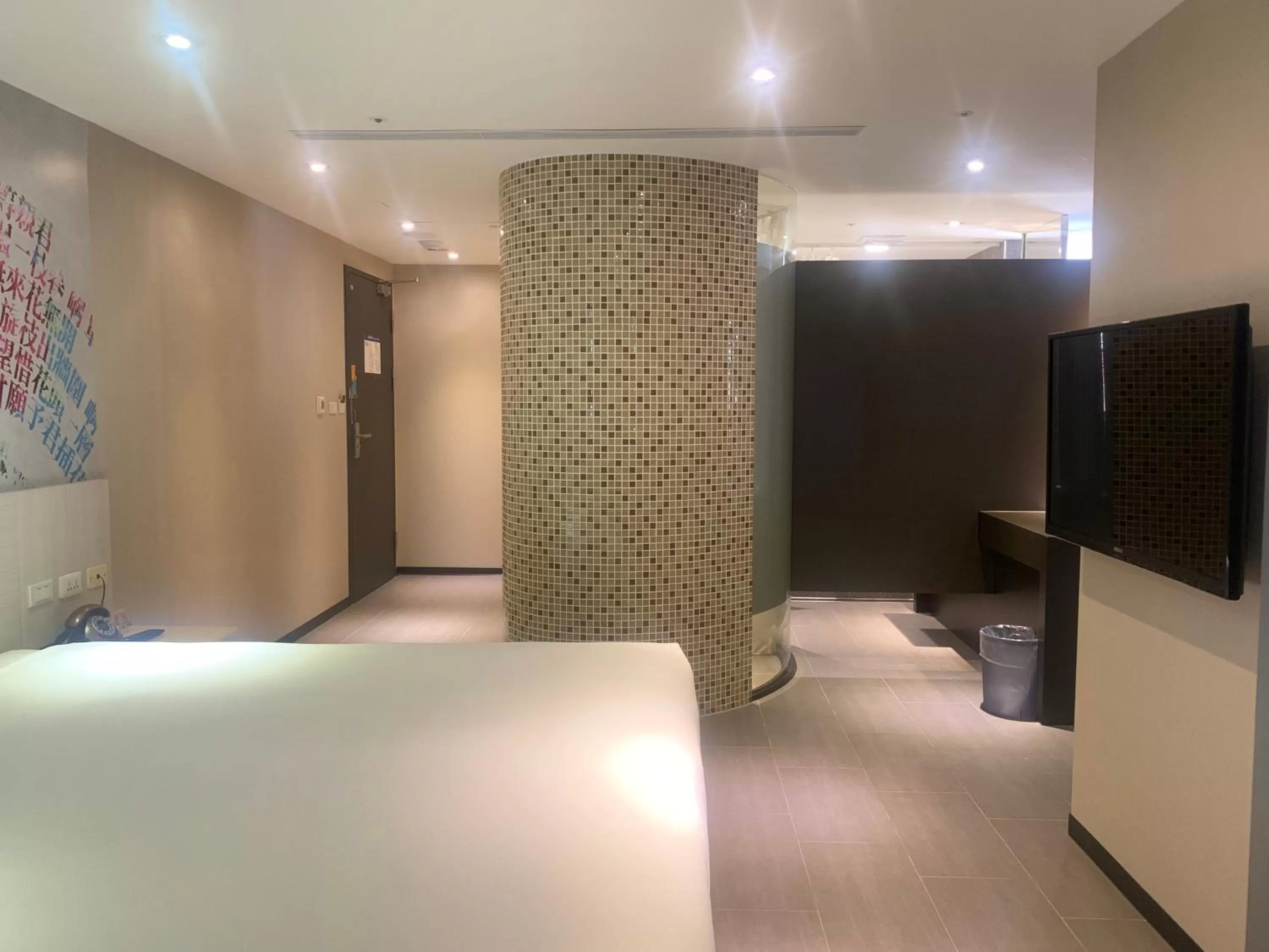 Bed in Wholesome Hotel