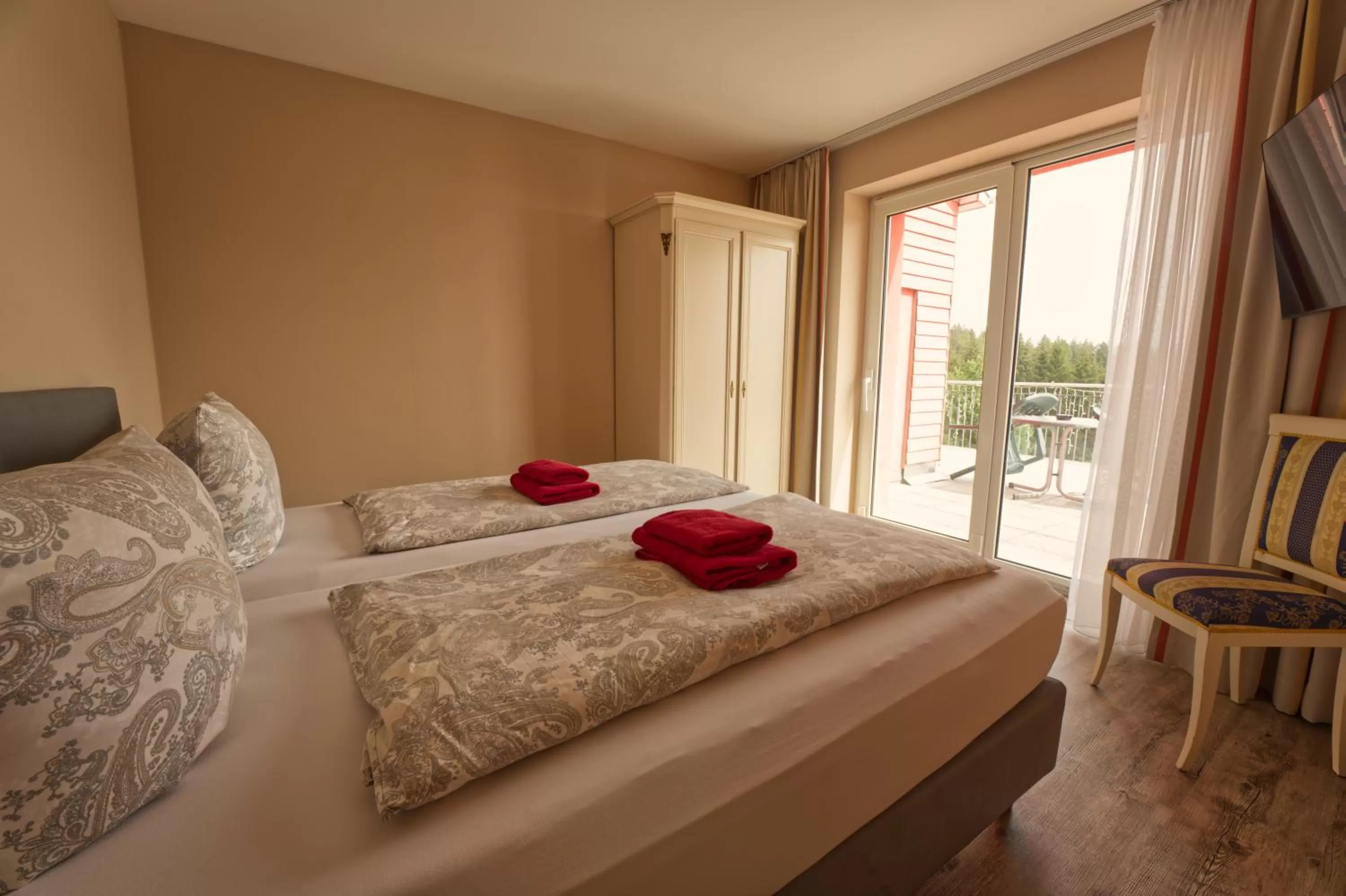 Bed in Hotel Traumblick