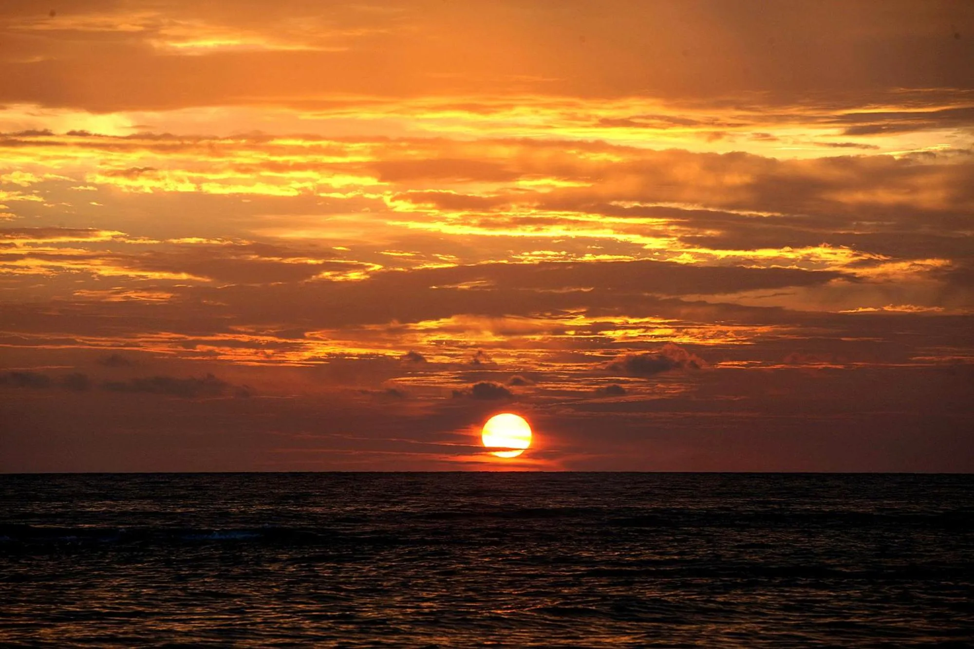 Sunset in Coco Palm Beach Resort