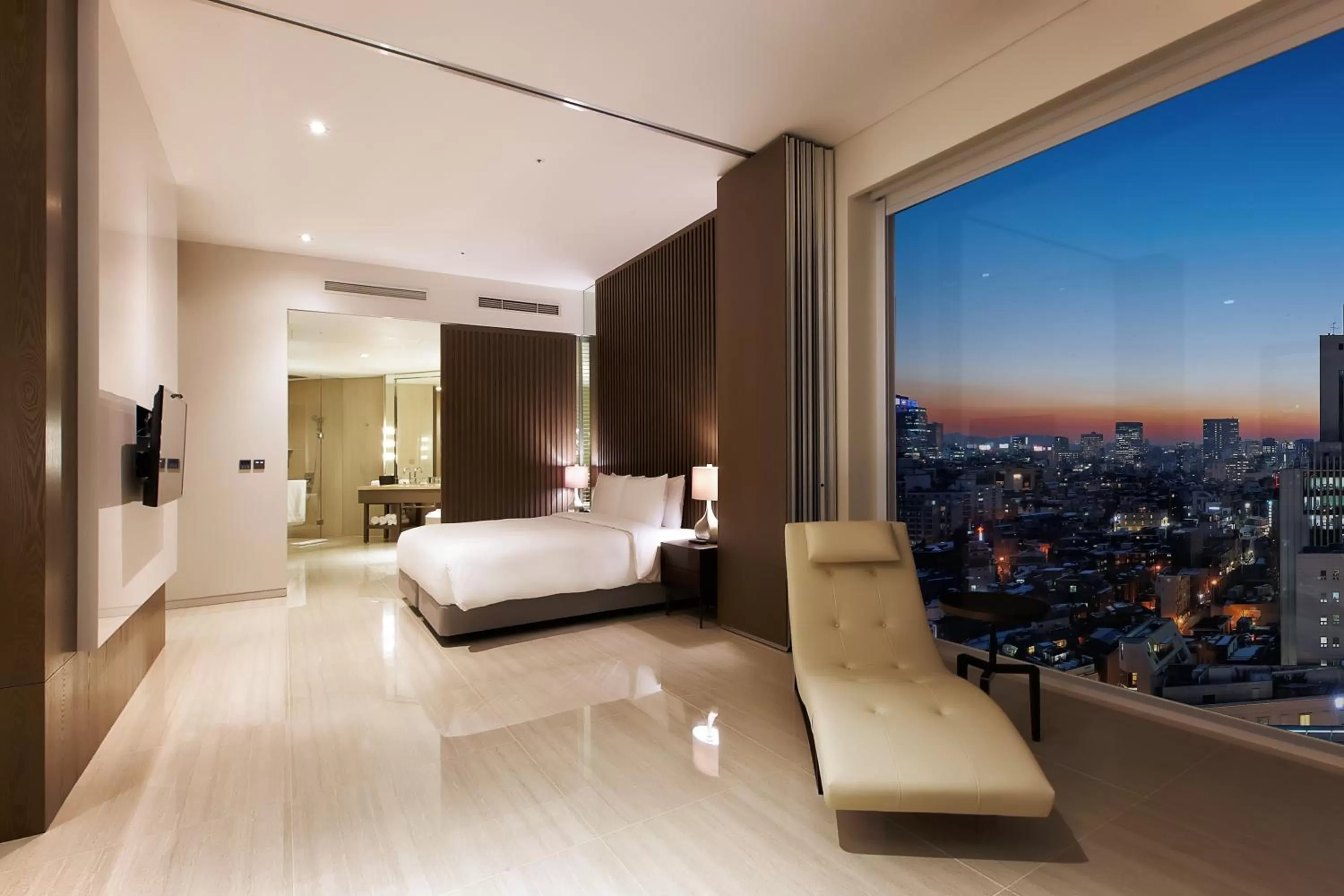 Decorative detail, Bed in Hotel Entra Gangnam