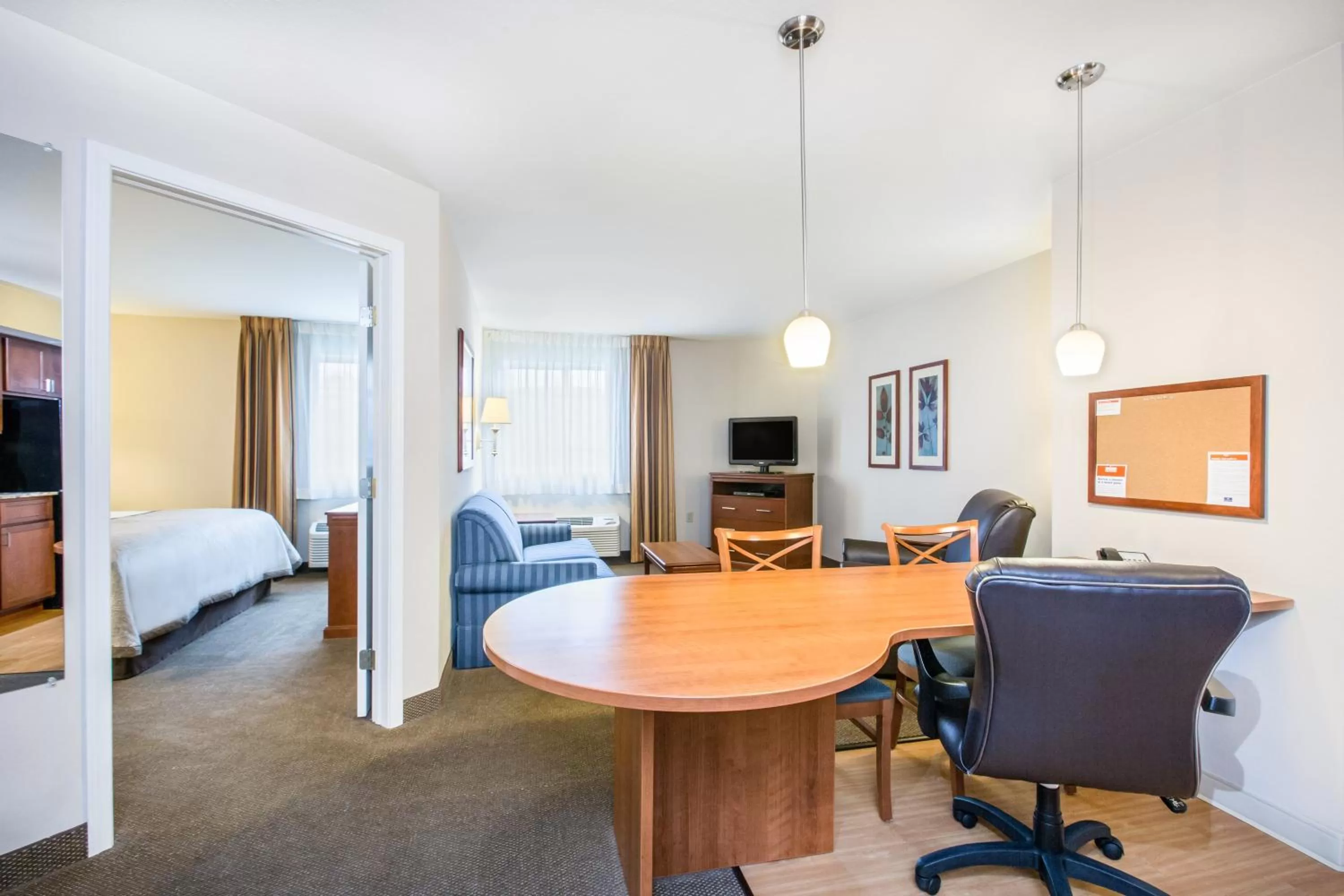 Bedroom in Candlewood Suites Pittsburgh-Cranberry by IHG