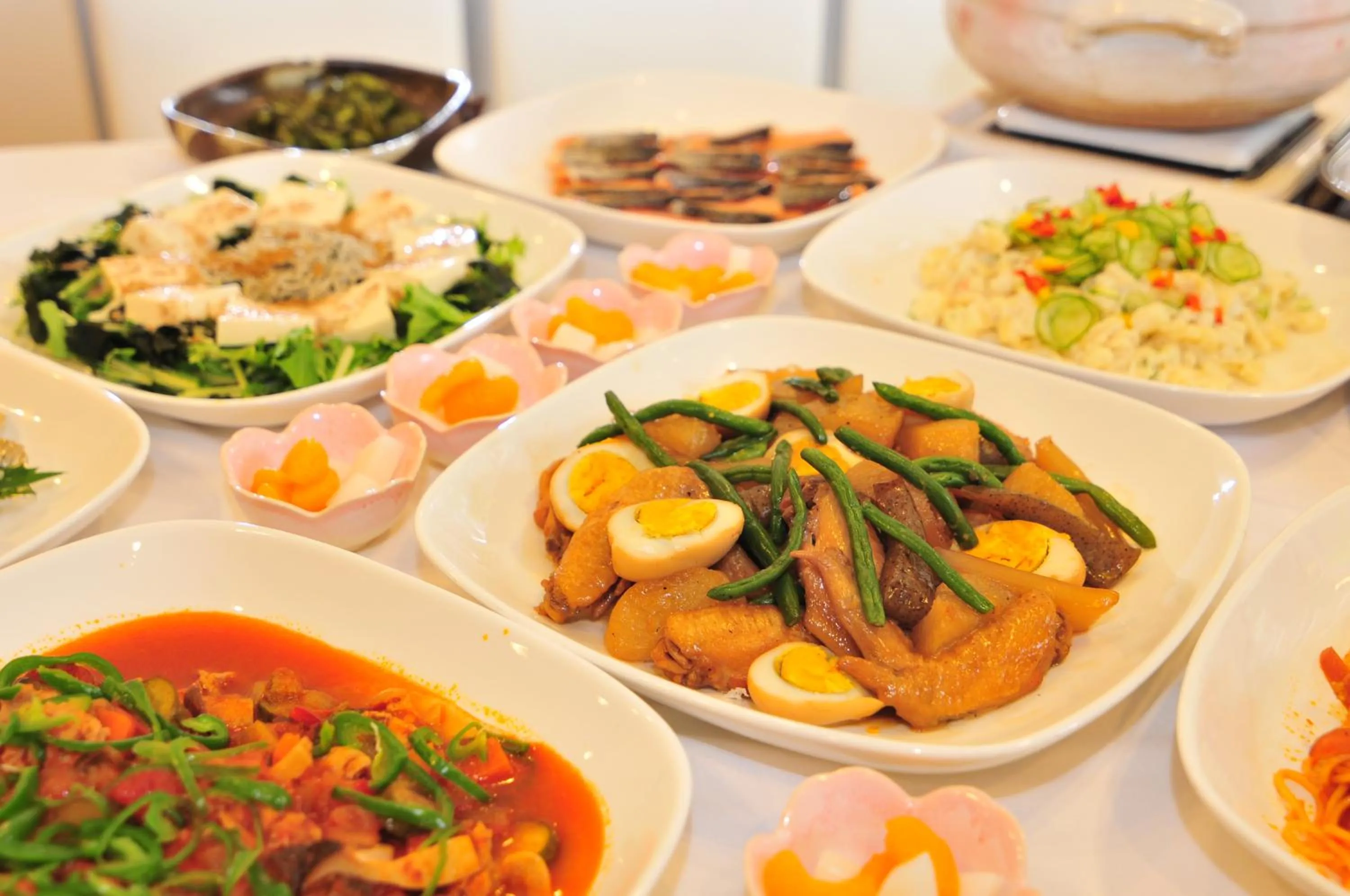 Food close-up in Hotel Green City