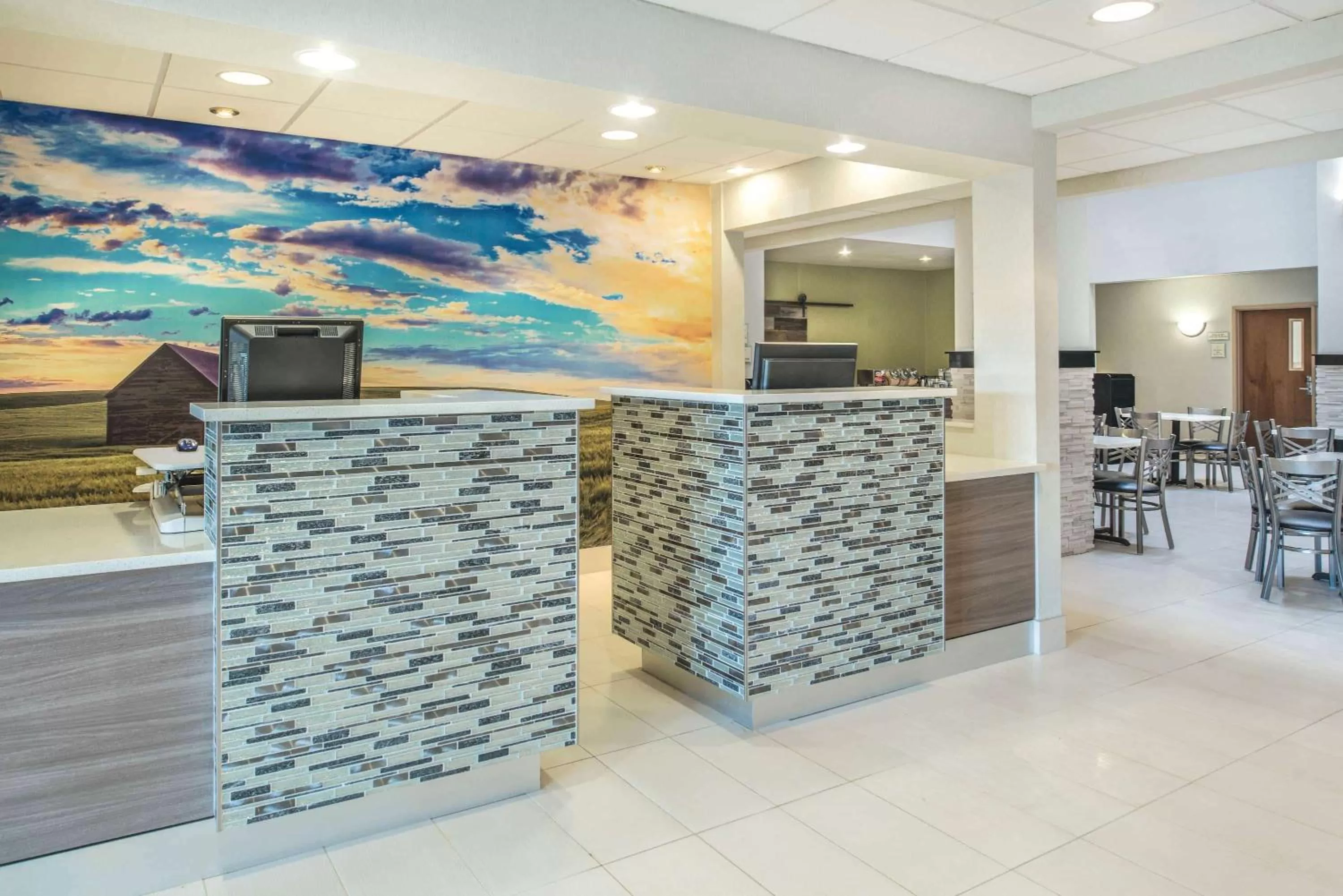 Lobby or reception in La Quinta by Wyndham Moscow Pullman