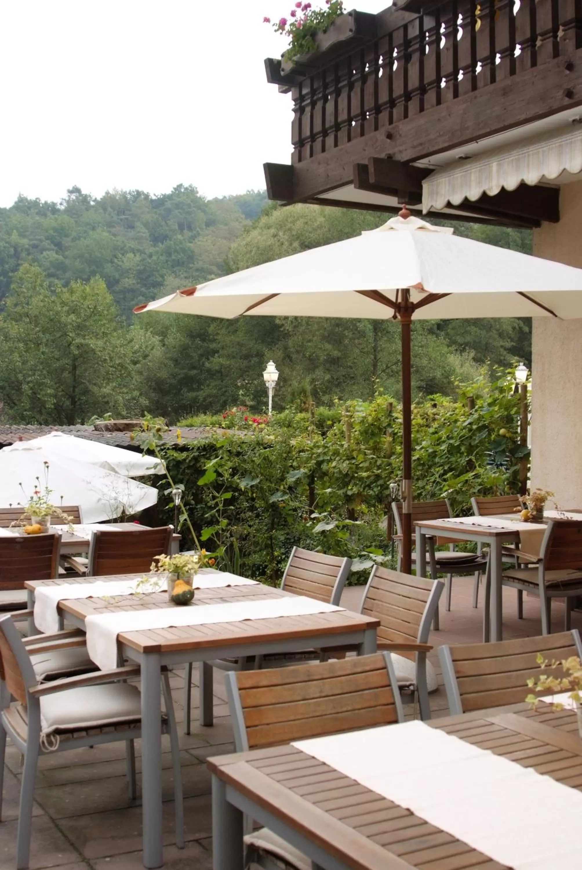 Patio in Hotel Restaurant Paradeismühle