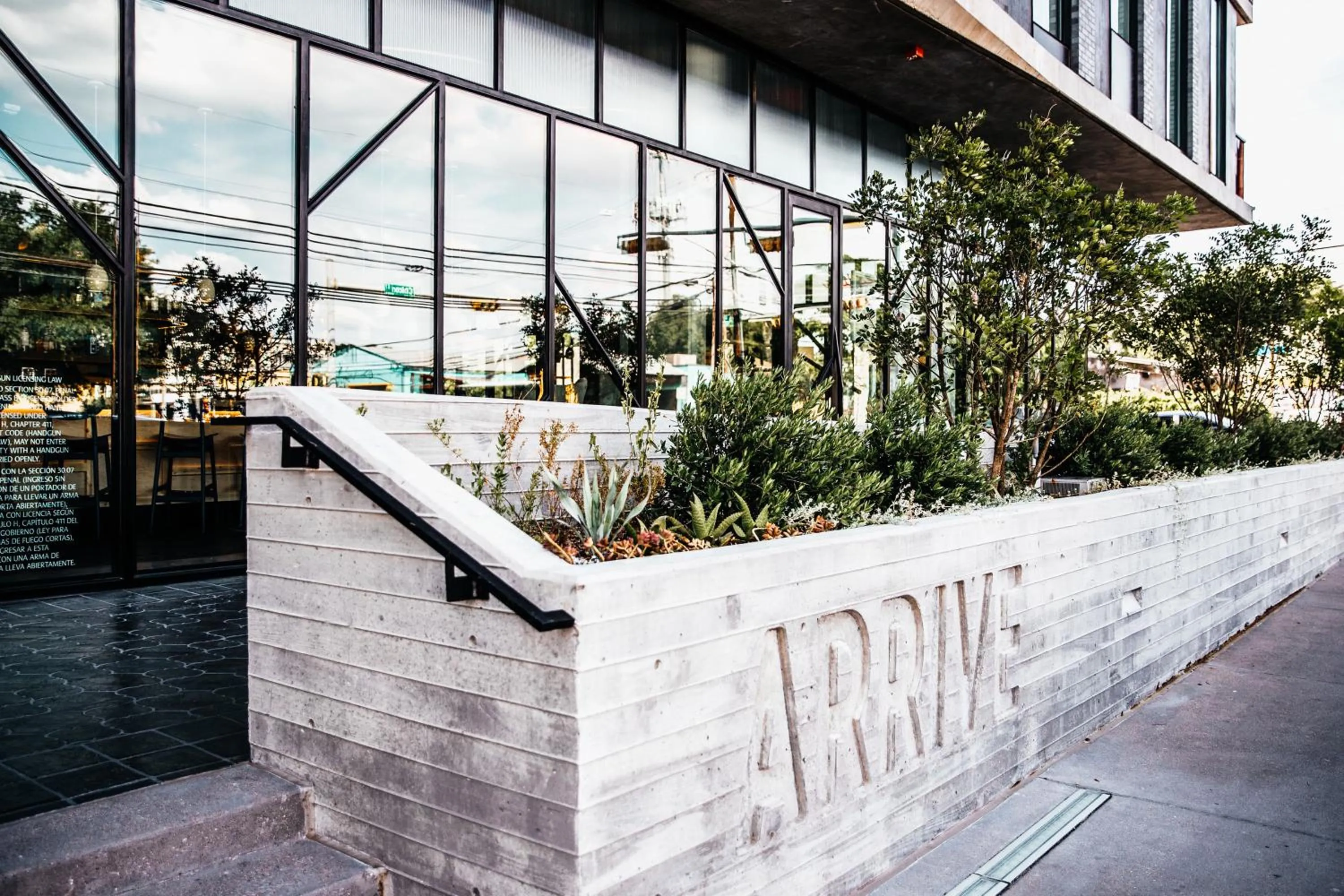 Facade/entrance in ARRIVE Austin