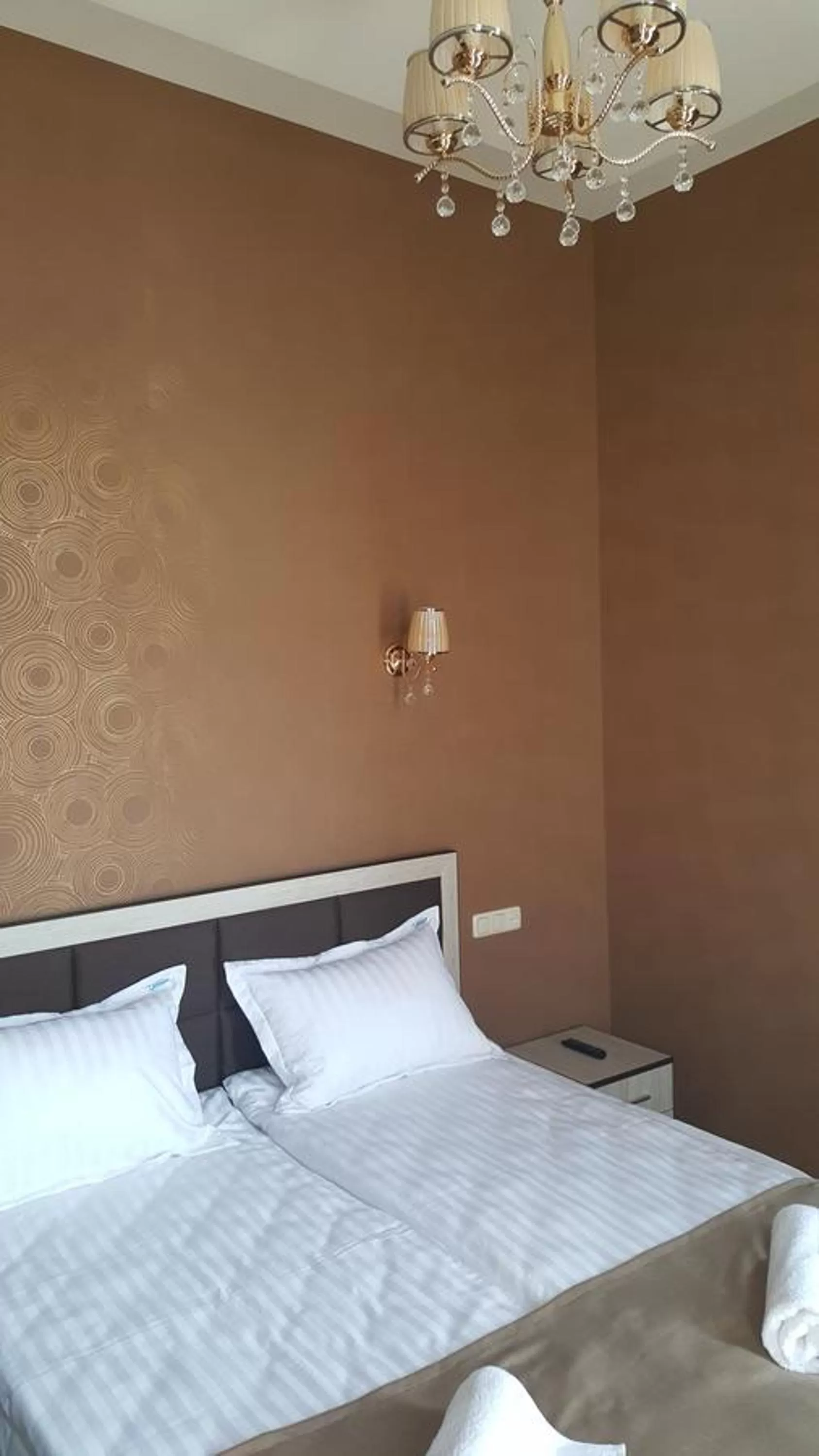 Bed in Eridana Hotel