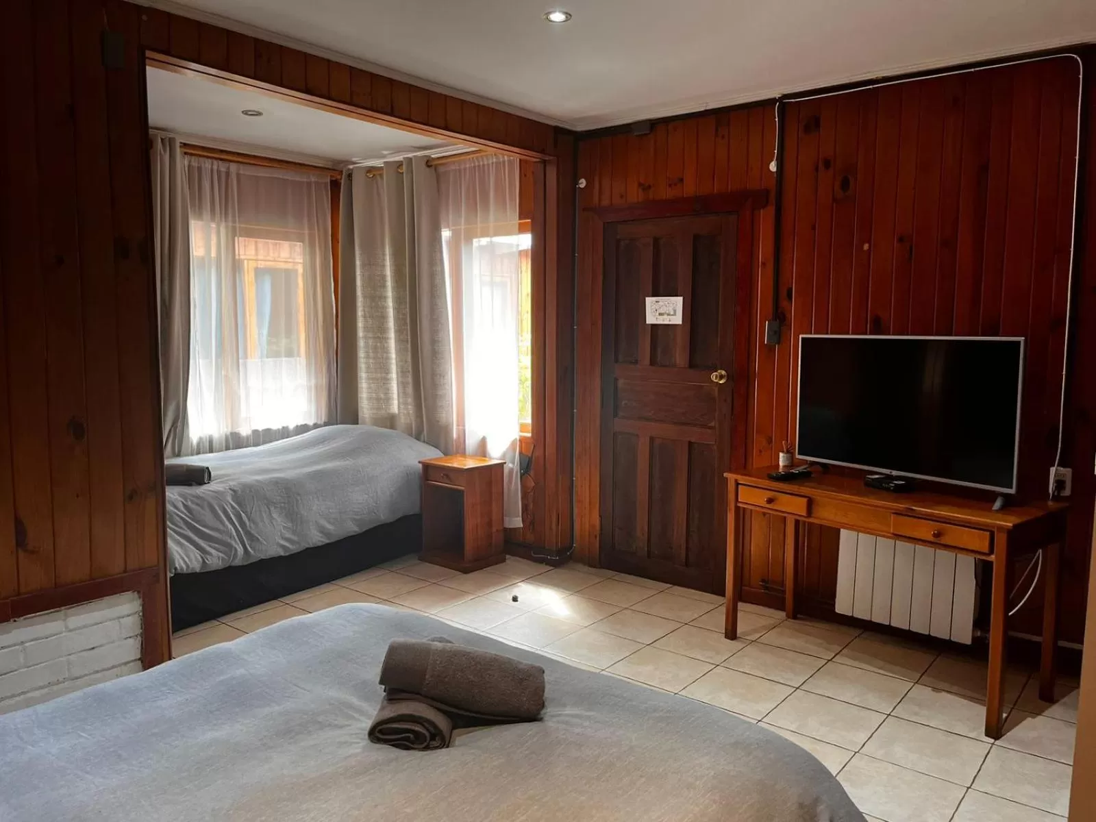 Bed in Hotel y Cabañas Villarrica