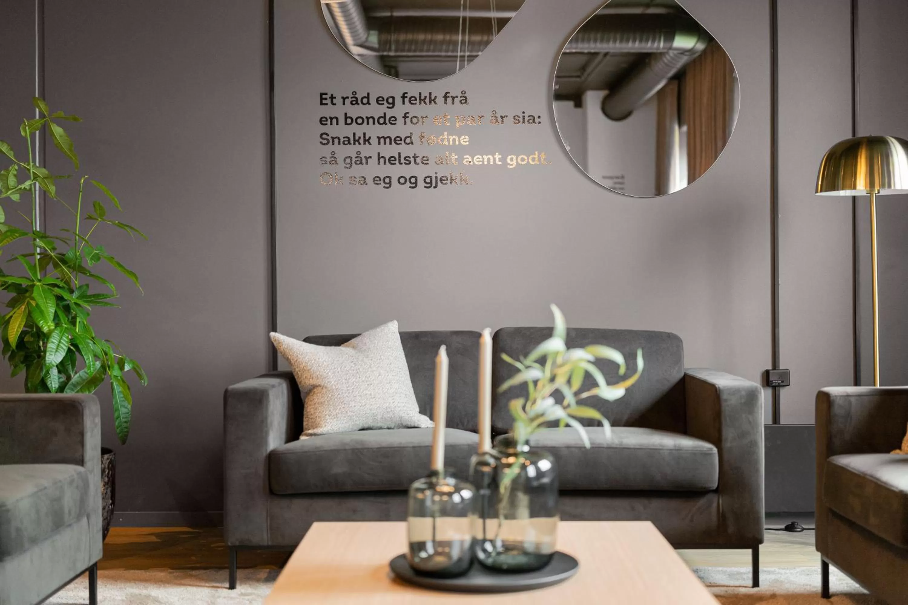 Living room in Hotell Jæren