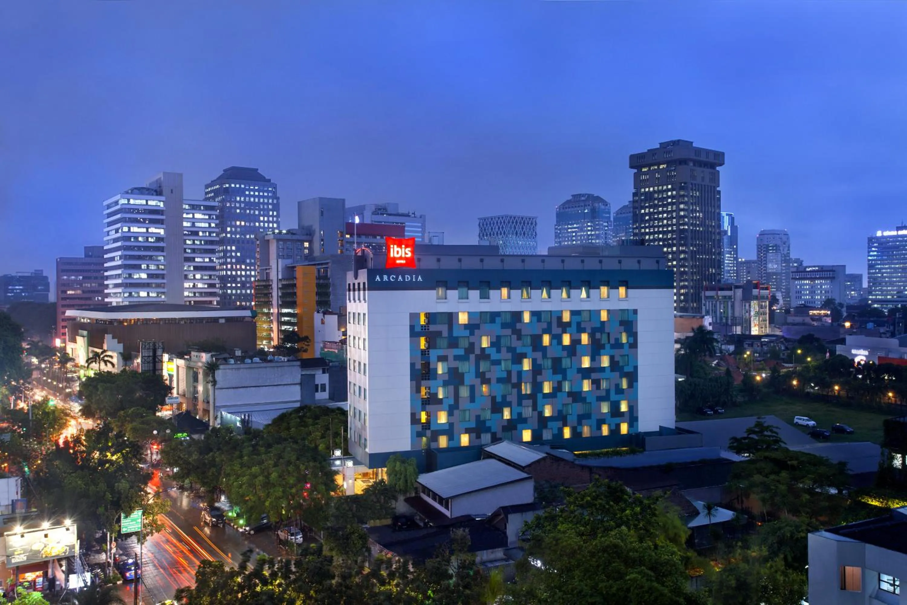 Bird's eye view in Ibis Jakarta Arcadia
