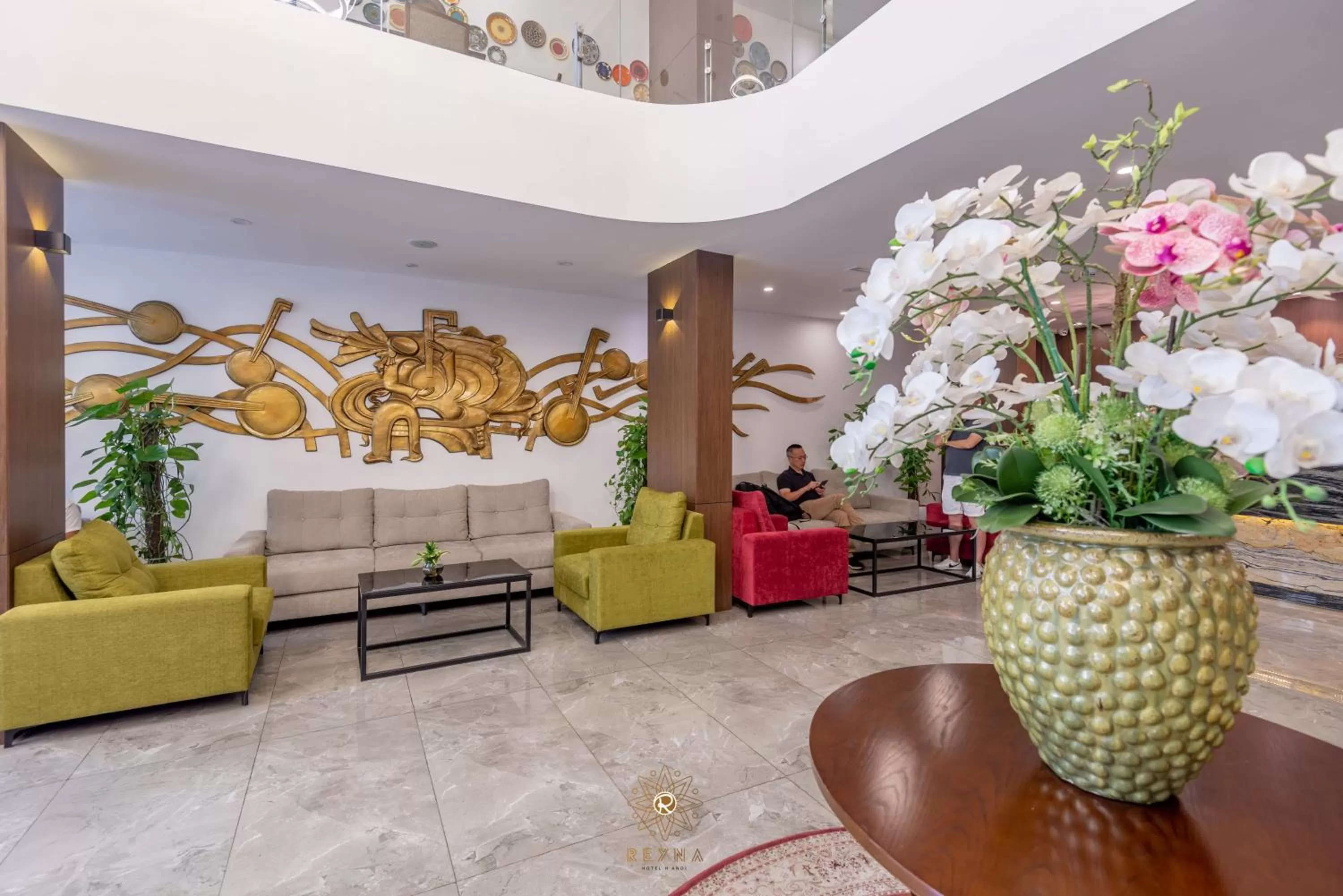 Lobby or reception in Reyna Hotel Hanoi & Spa