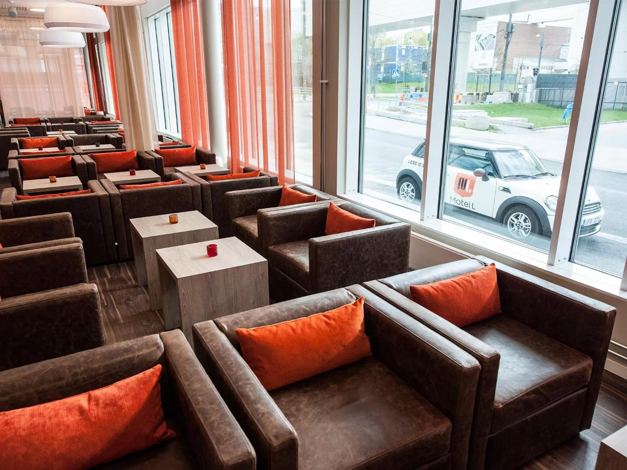Lounge or bar in Motel L Hammarby Sjöstad