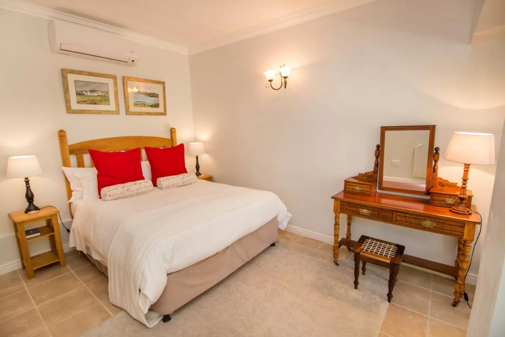 Bed in Montagu Vines Guesthouse