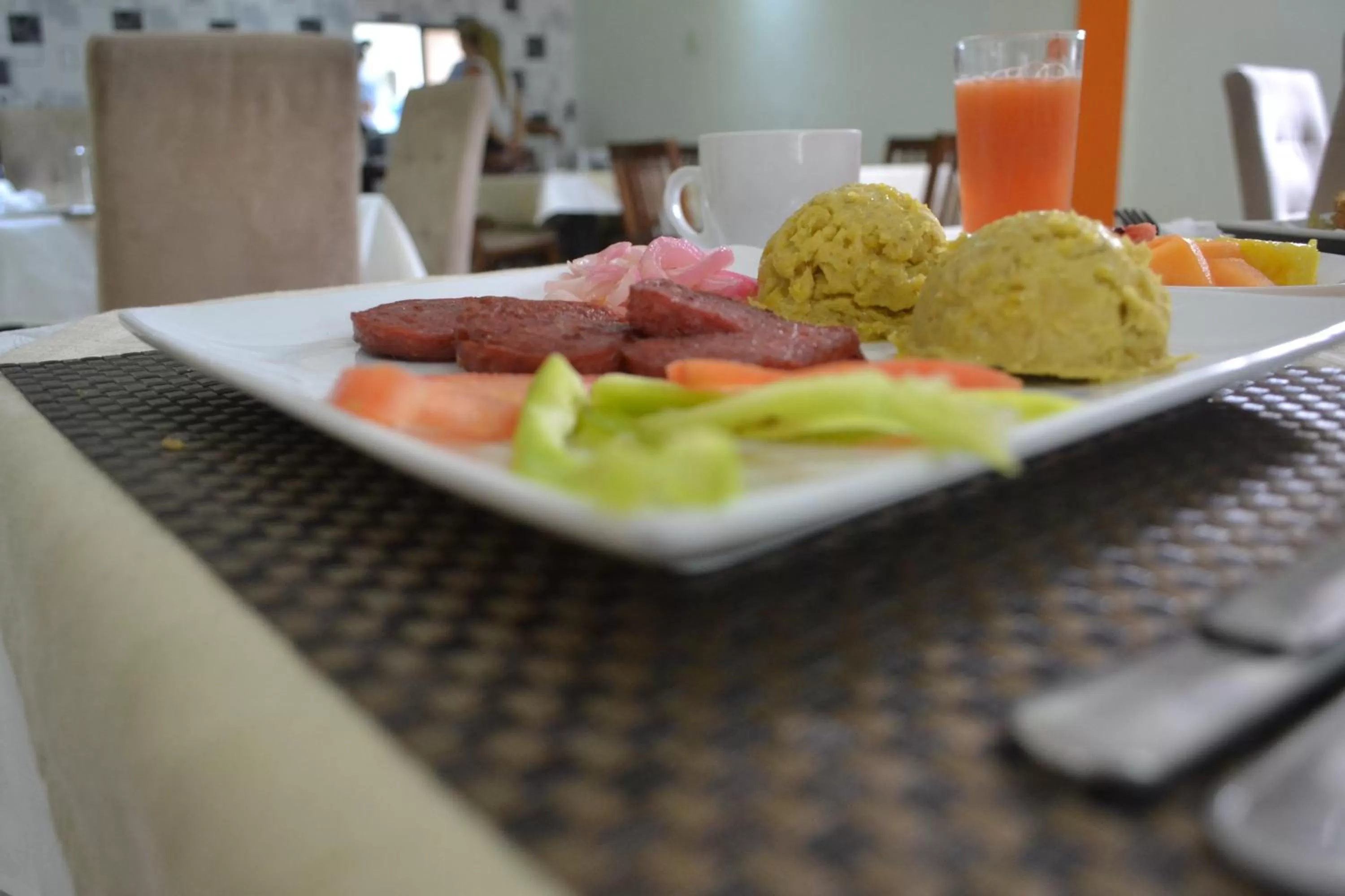 Food and drinks in Hotel Renacer