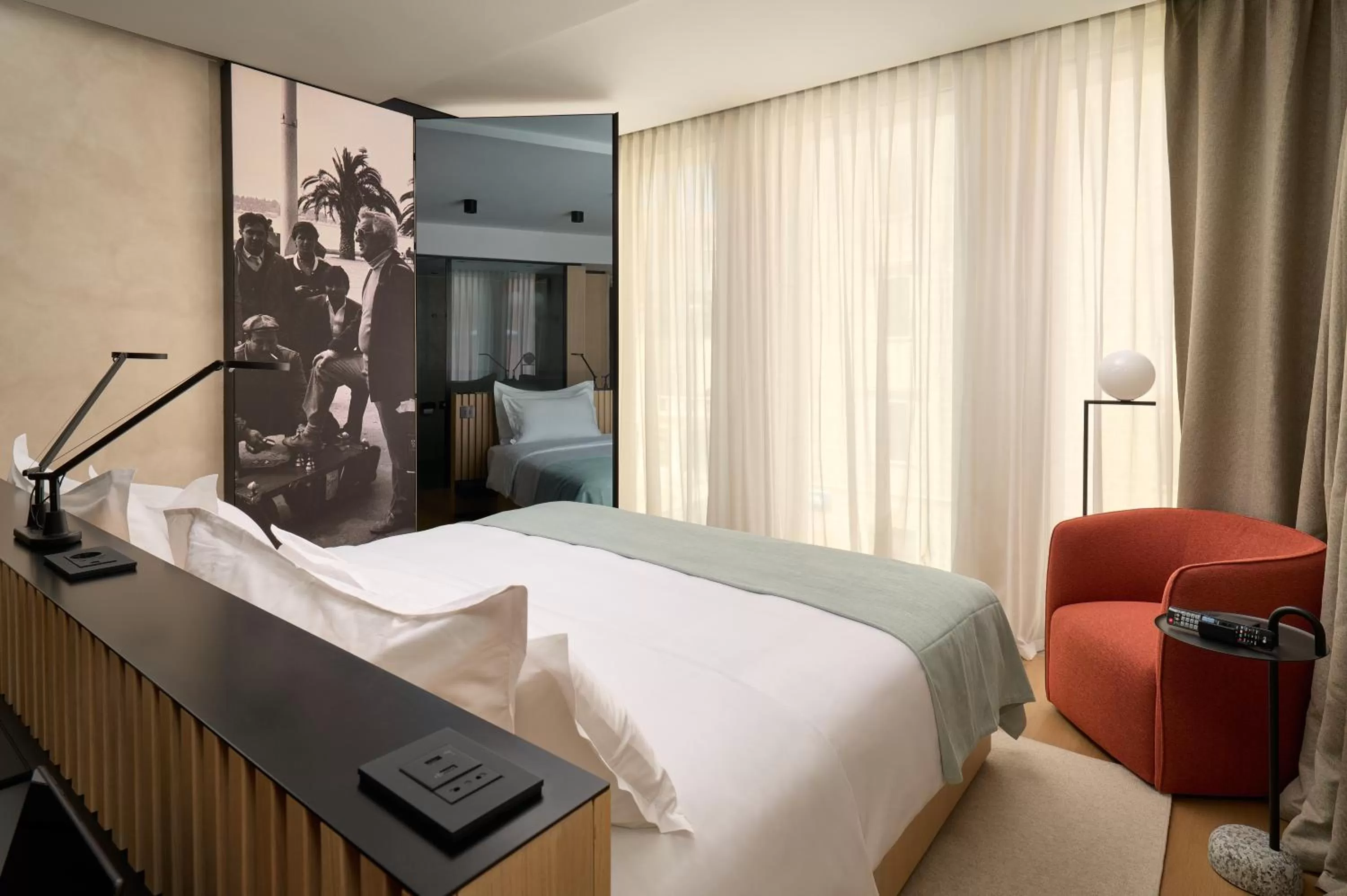 Bed in Hotel Ambasador