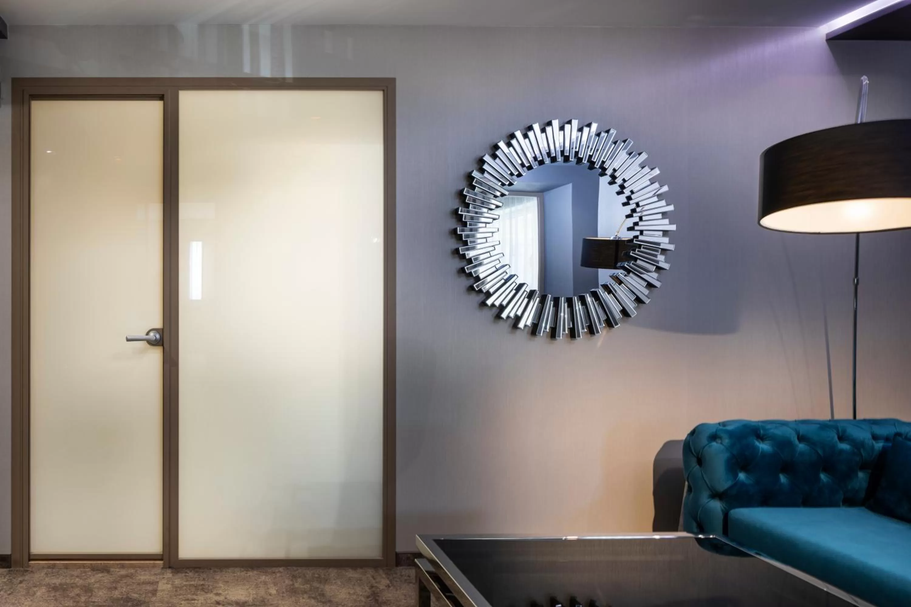 Bathroom in -- ESTE PARK HOTEL -- part of Urban Chic Luxury Design Hotels - Parking & Compliments - next to Shopping & Dining Mall Plovdiv