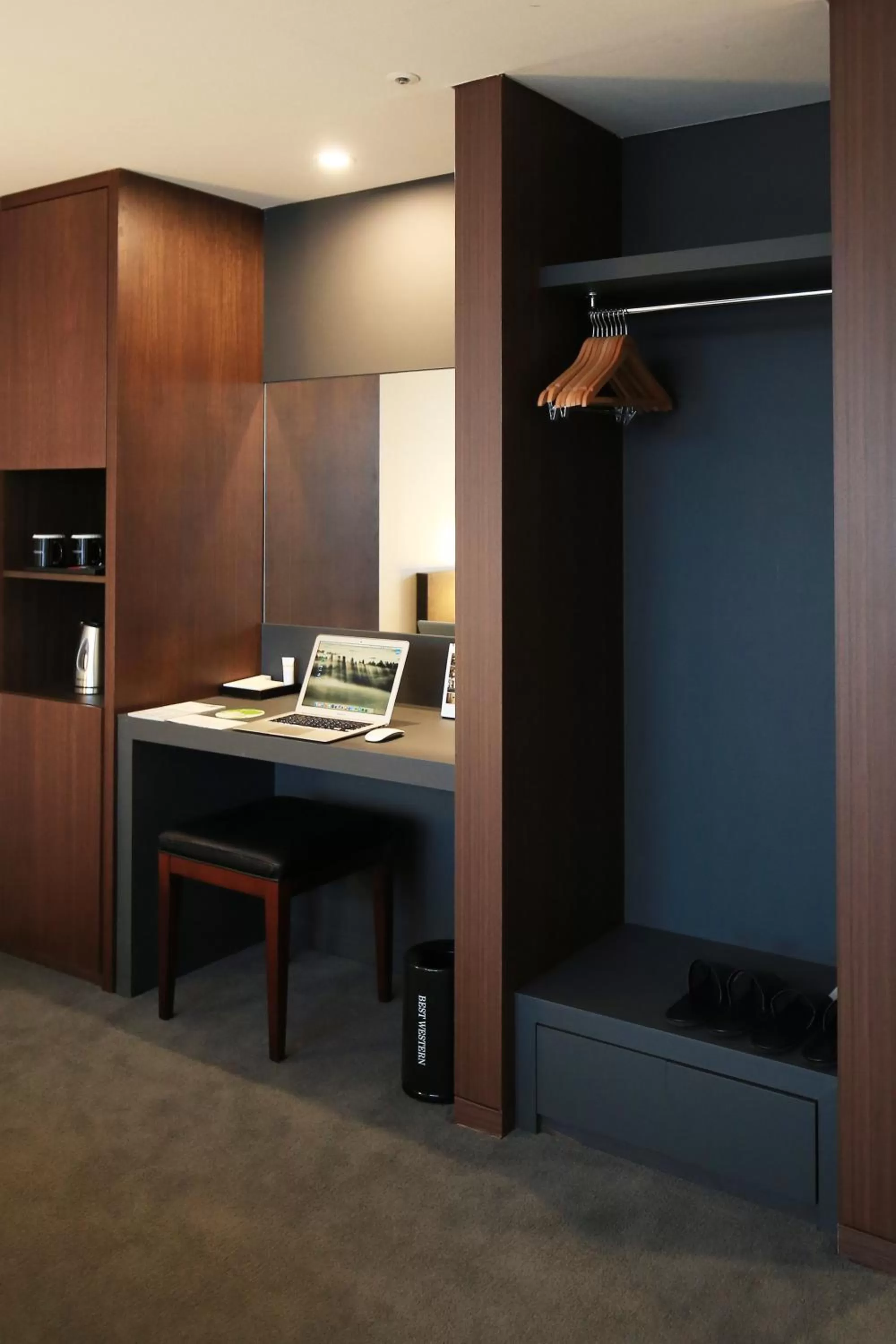 wardrobe in Best Western Jeju Hotel