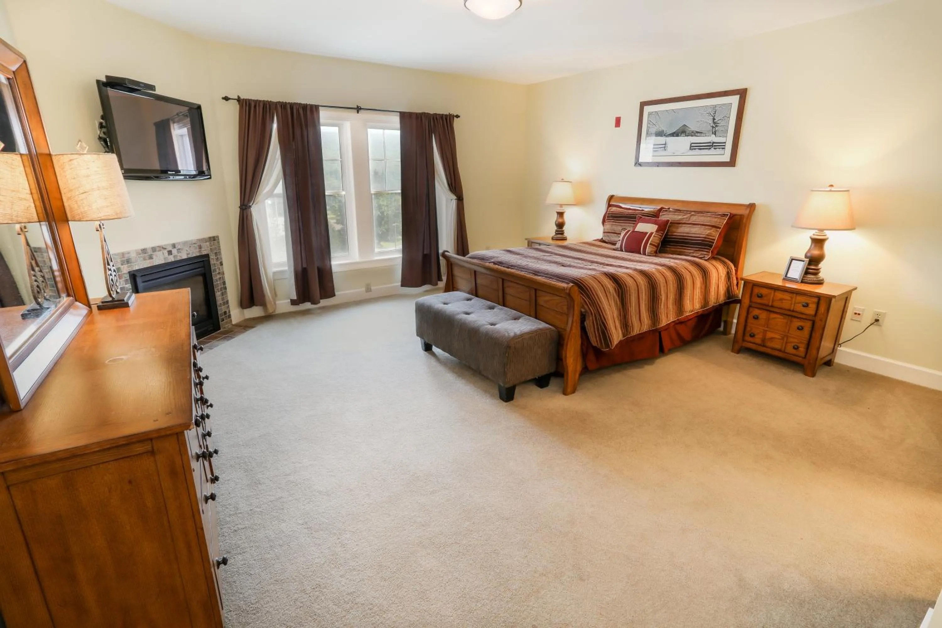 Photo of the whole room, Bed in Kaatskill Mountain Club and Condos by Hunter Mountain
