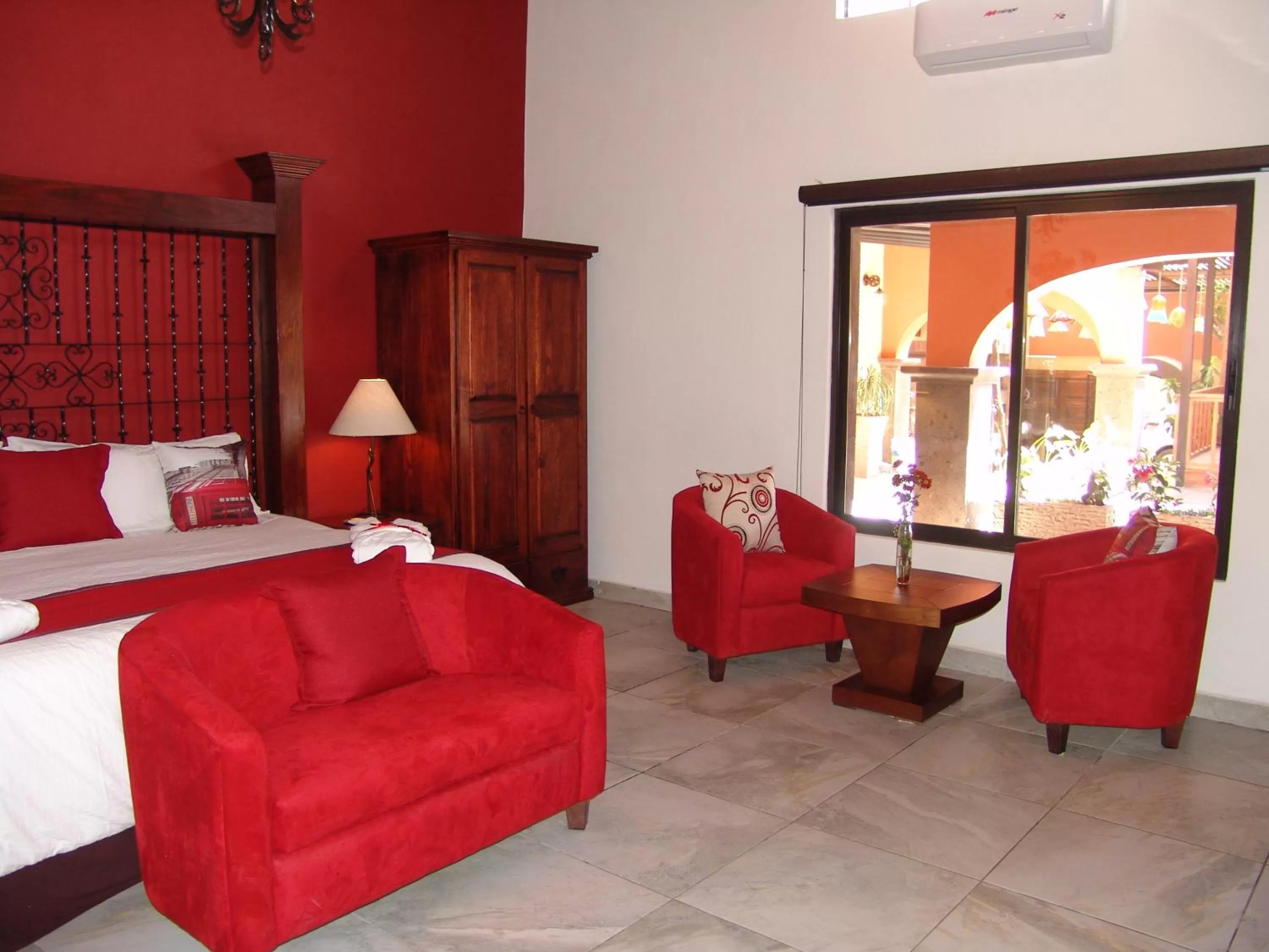 Seating area in Hotel Casa Don Quijote
