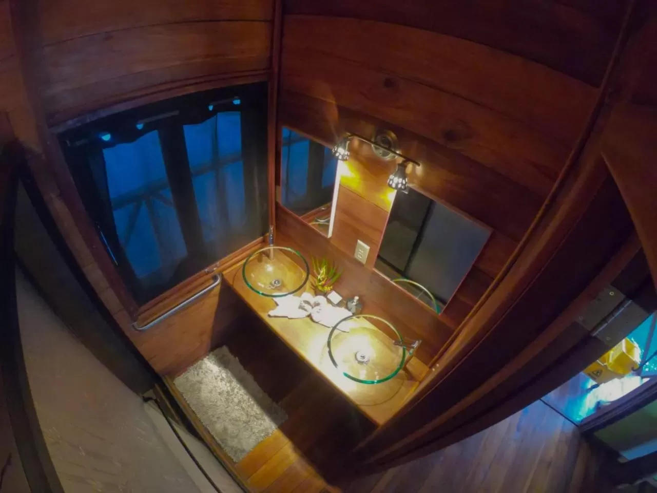 Bathroom in Aqui hoy cabañas