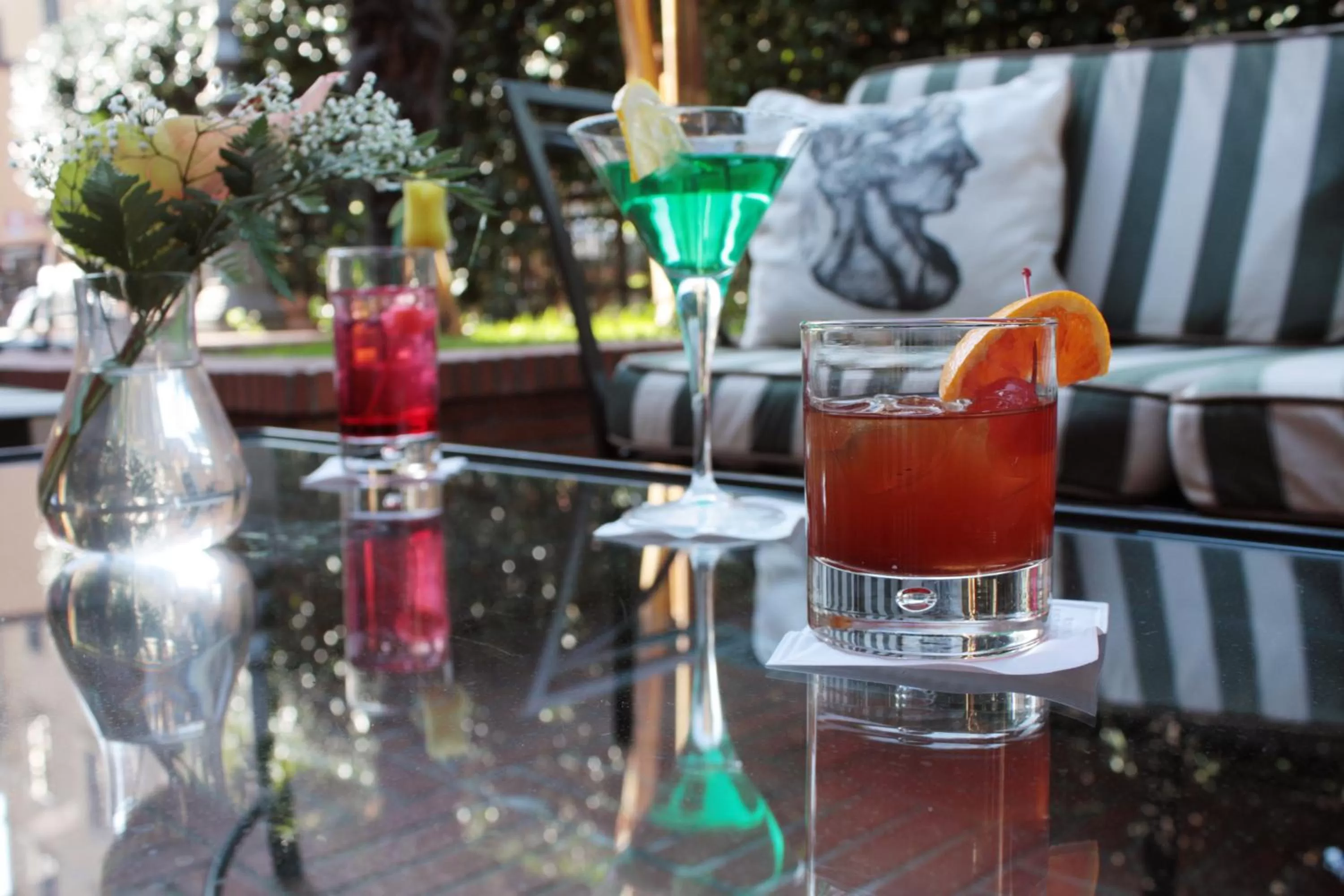 Garden in Hotel Albani Firenze