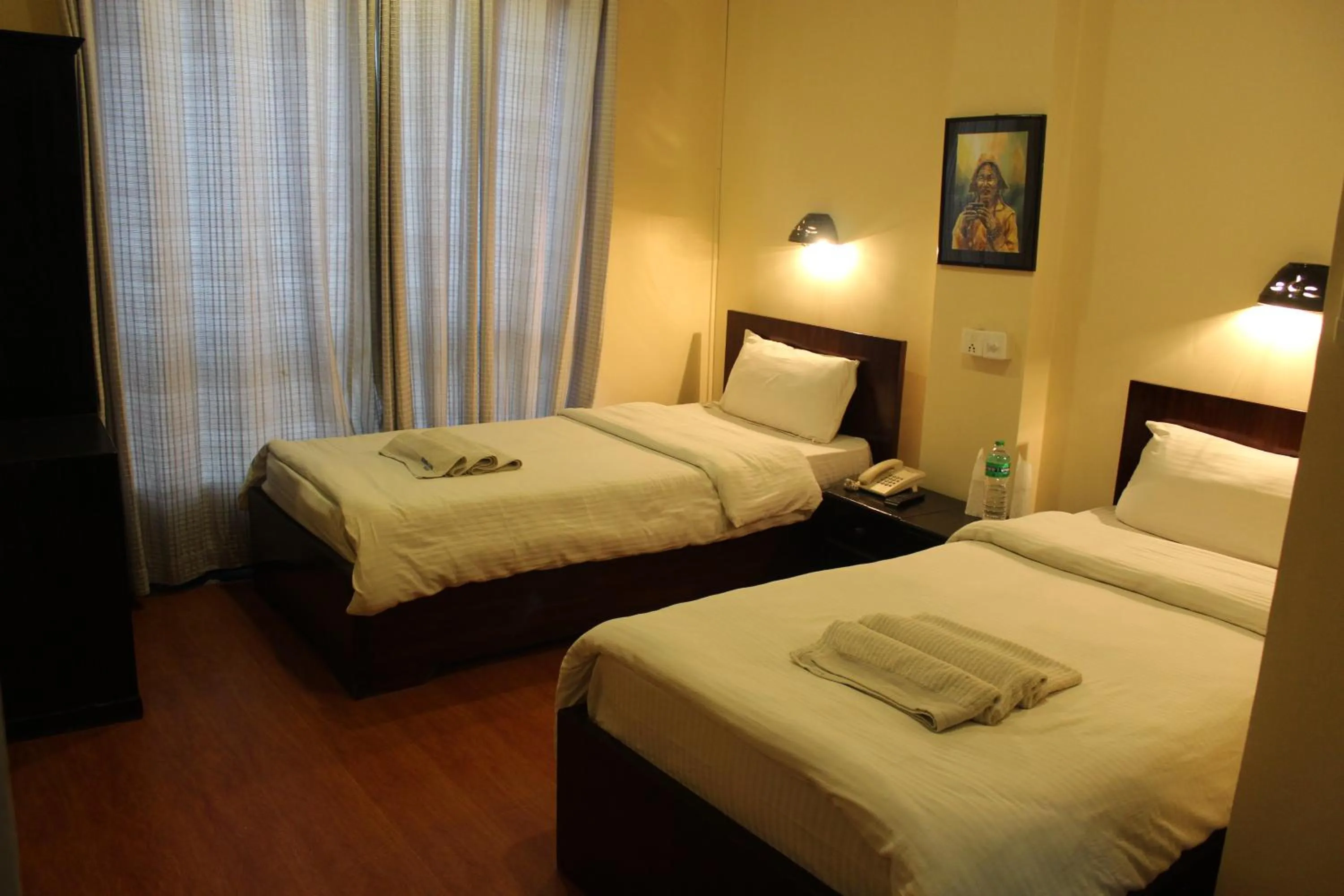 Bedroom, Bed in Hotel Buddha Land