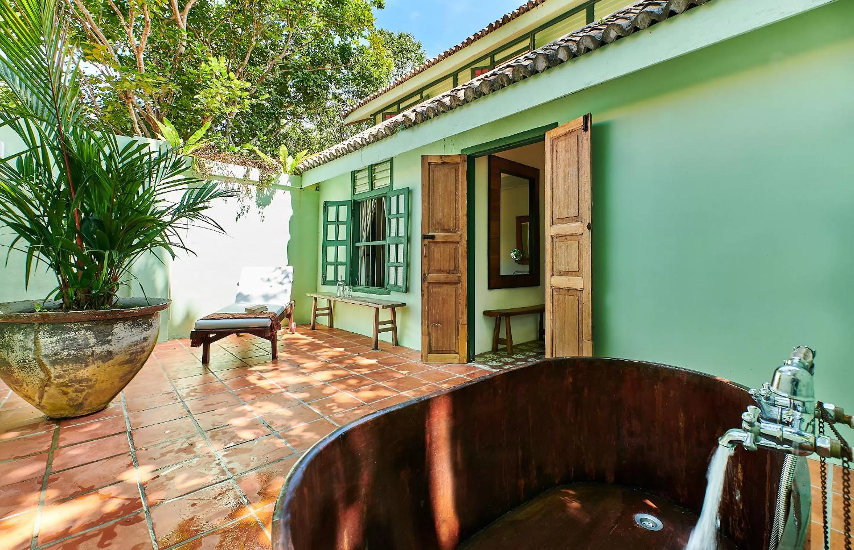 Bath in Temple Tree Resort