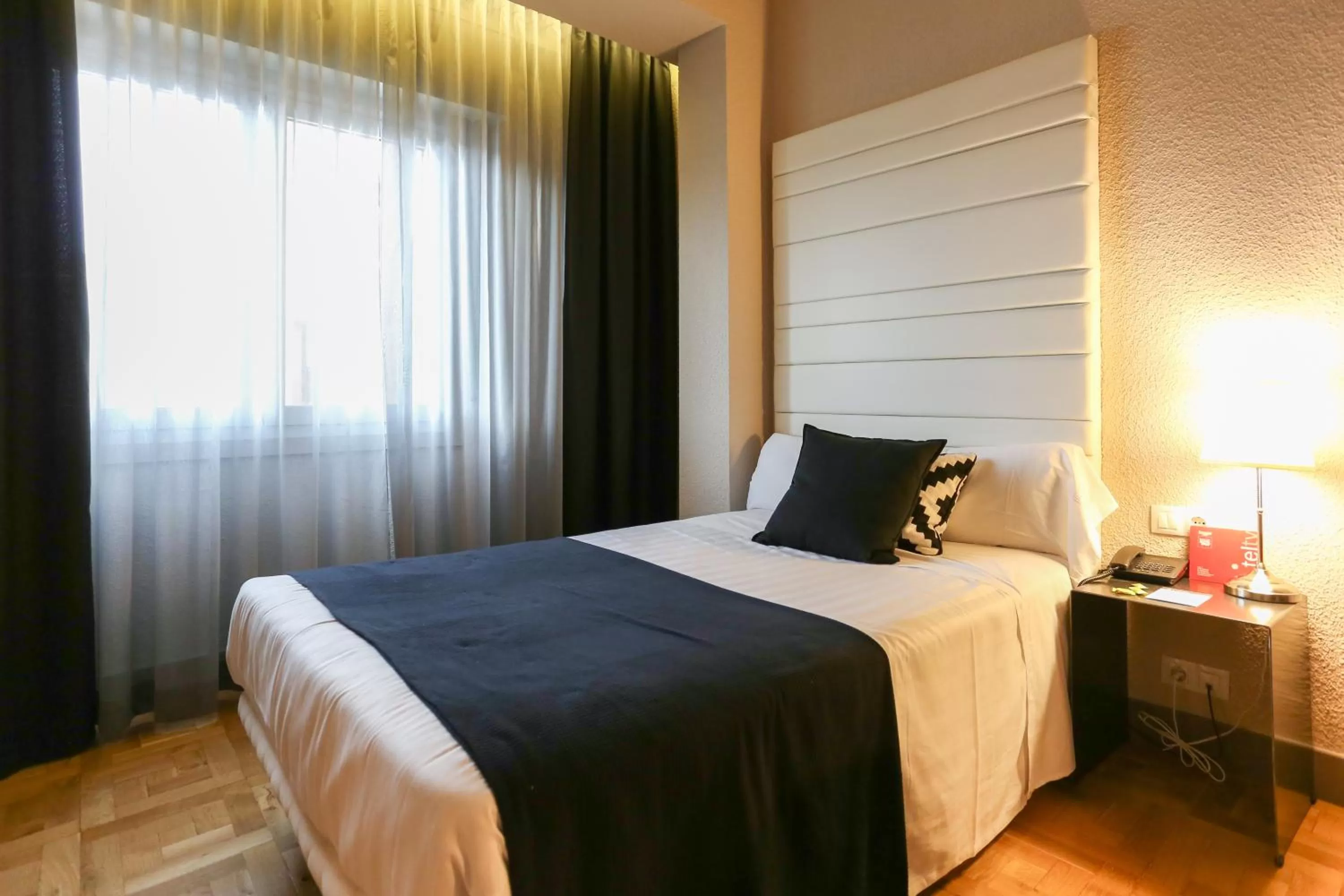 Bed in Habitus Hotel Leyre